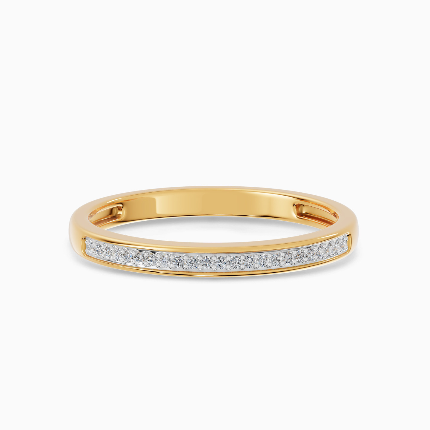 Cushion Cluster Diamond Twin Ring in 18K Gold - 5 Cushion Cluster Diamond Twin Ring in 18K Gold - 5