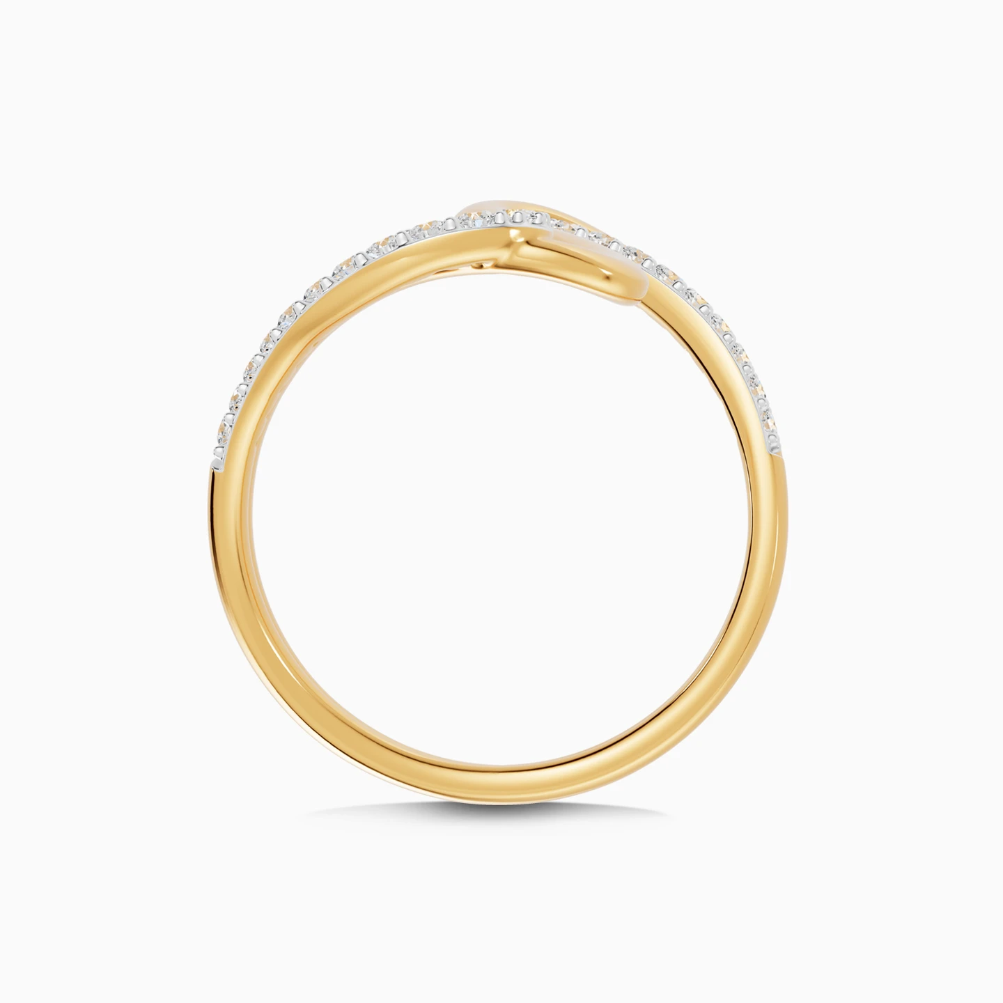 Bold Curves Diamond Ring in 18K Gold - 4 Bold Curves Diamond Ring in 18K Gold - 4