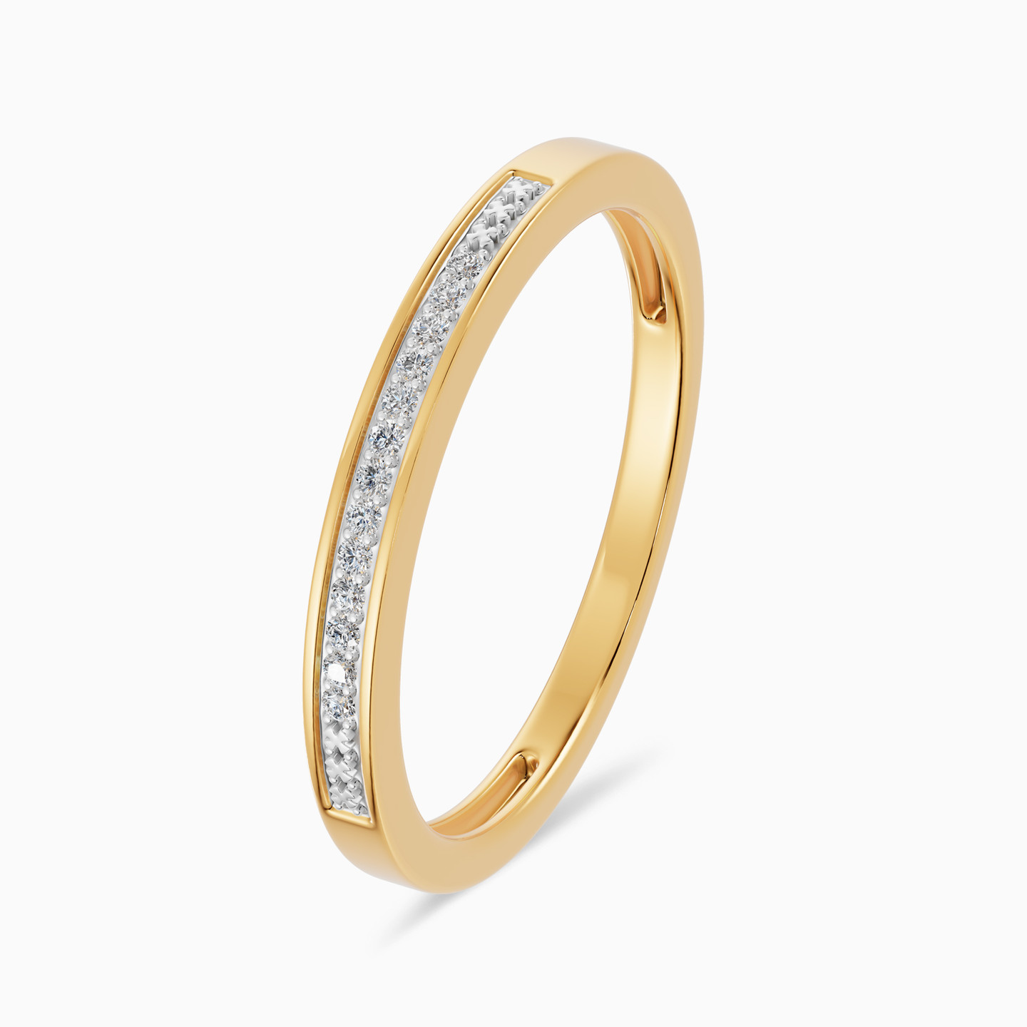 Cushion Cluster Diamond Twin Ring in 18K Gold - 3 Cushion Cluster Diamond Twin Ring in 18K Gold - 3