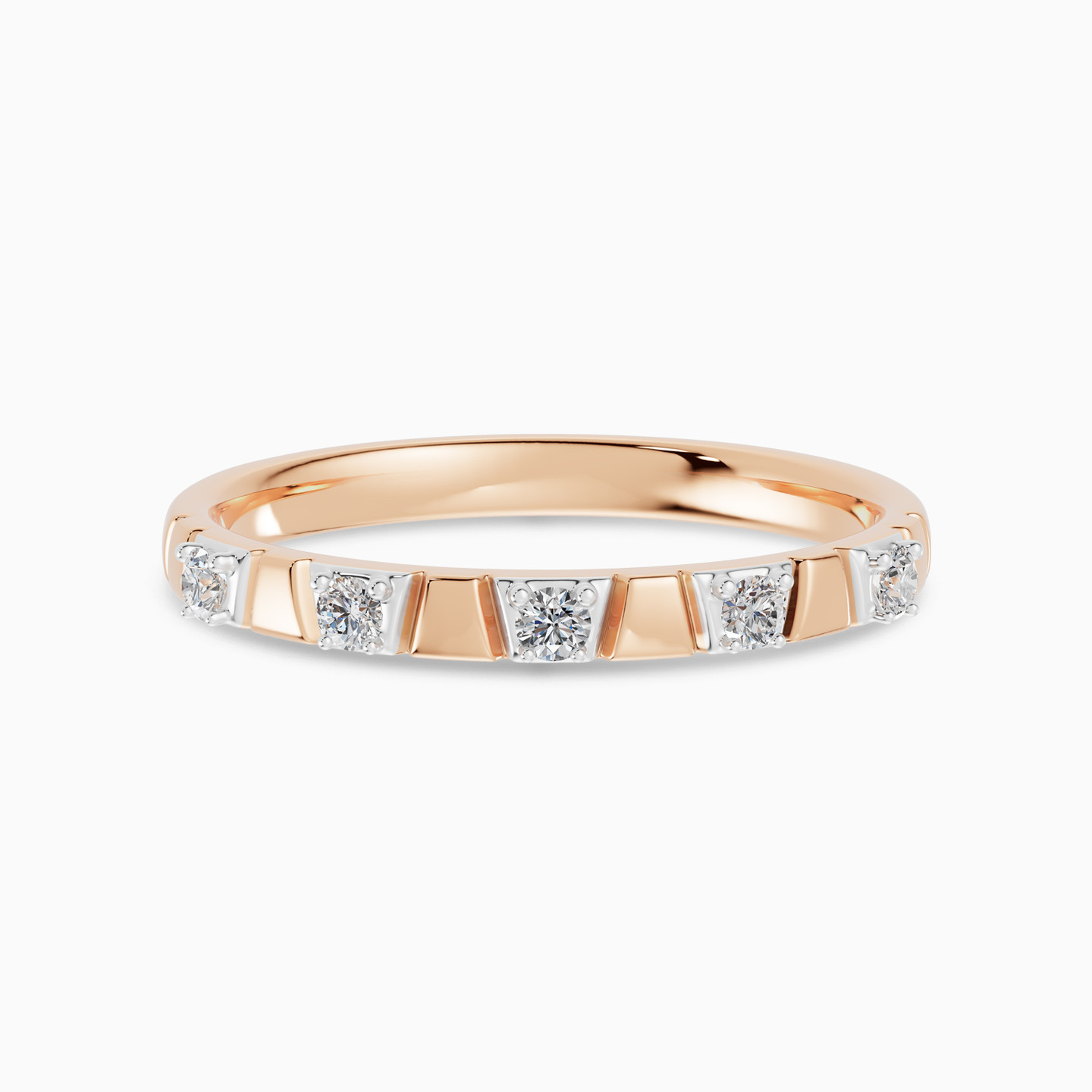 Structured Bar Diamond Ring in 18K Gold Structured Bar Diamond Ring in 18K Gold