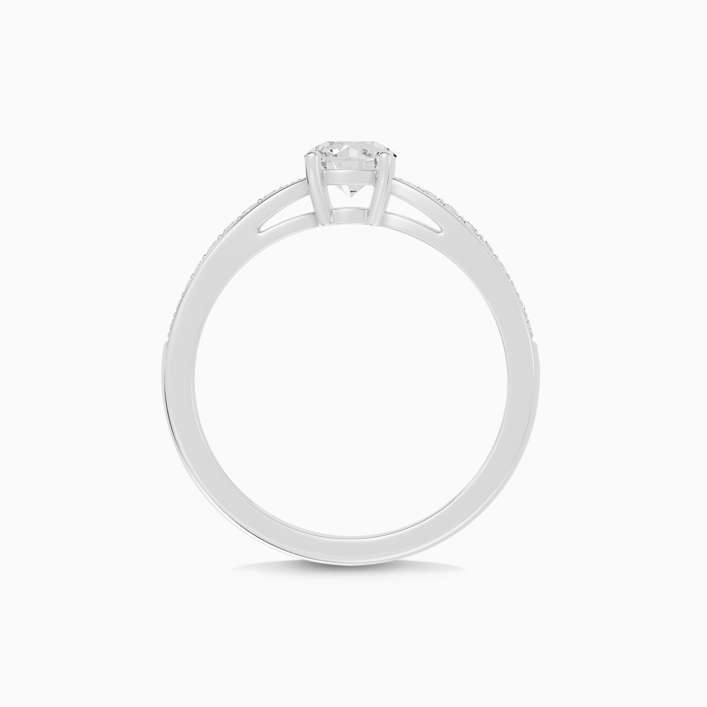 Round Solitare Diamond Ring in 18K Gold - 3 Round Solitare Diamond Ring in 18K Gold - 3
