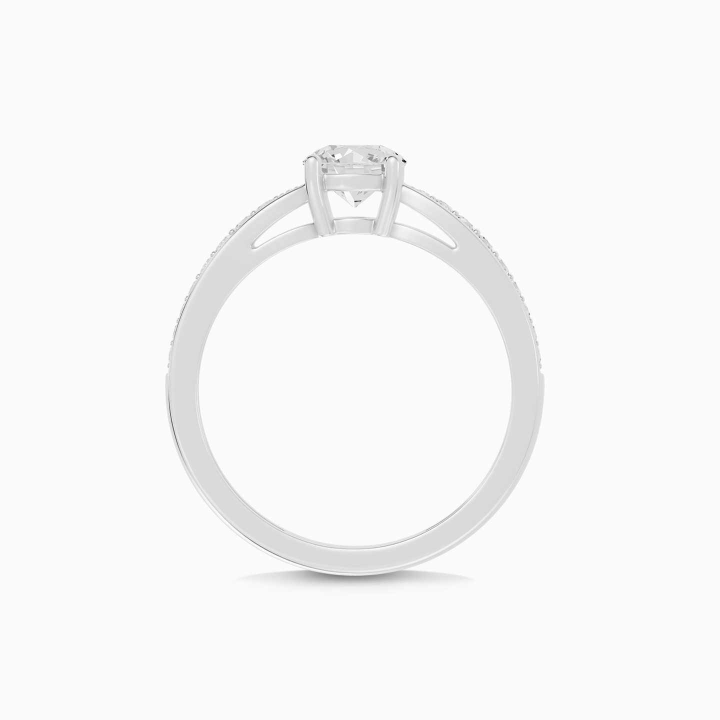 Round Solitare Diamond Ring in 18K Gold - 3 Round Solitare Diamond Ring in 18K Gold - 3