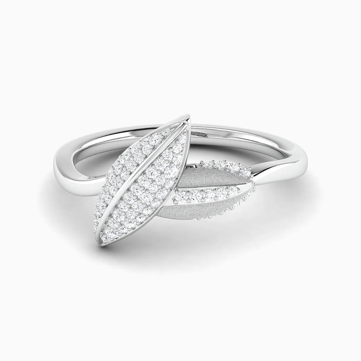 Marquise Leaves Diamond Ring in 18K Gold Marquise Leaves Diamond Ring in 18K Gold