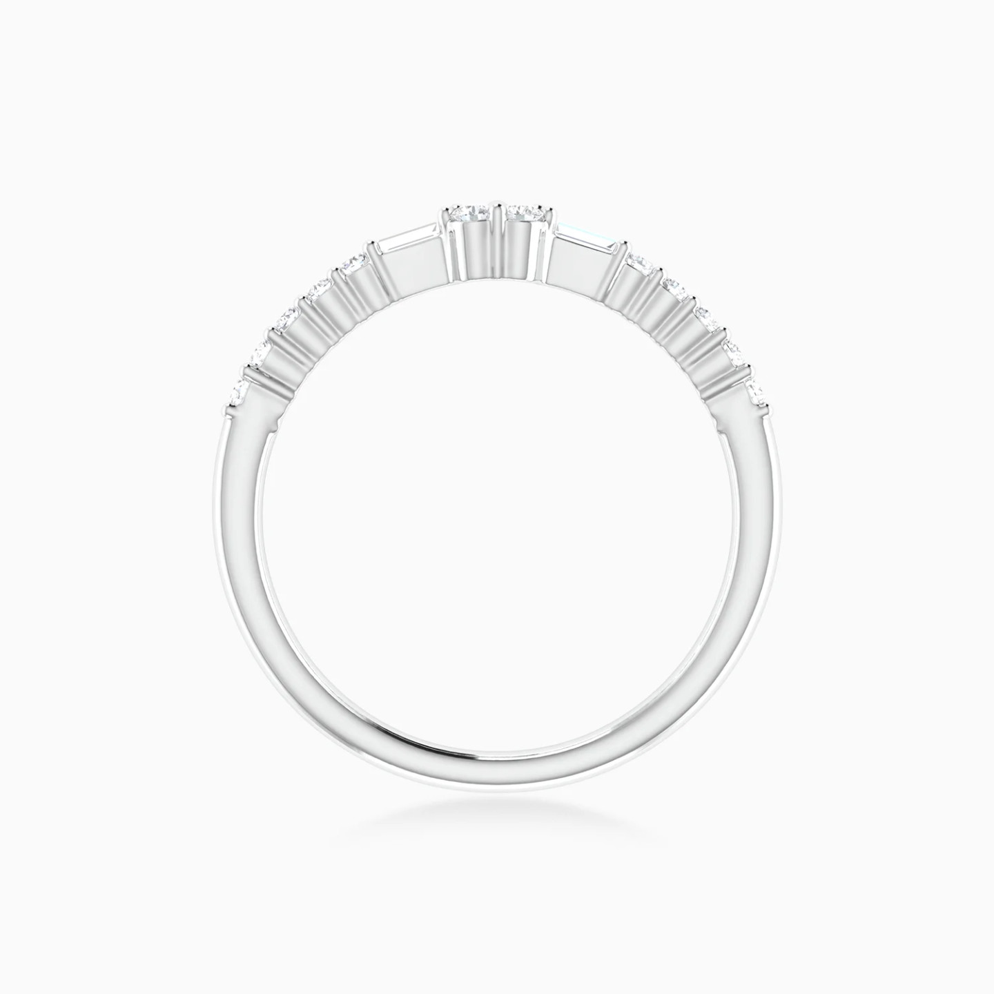 Small Floral Cluster Diamond Ring in 18K Gold - 4 Small Floral Cluster Diamond Ring in 18K Gold - 4