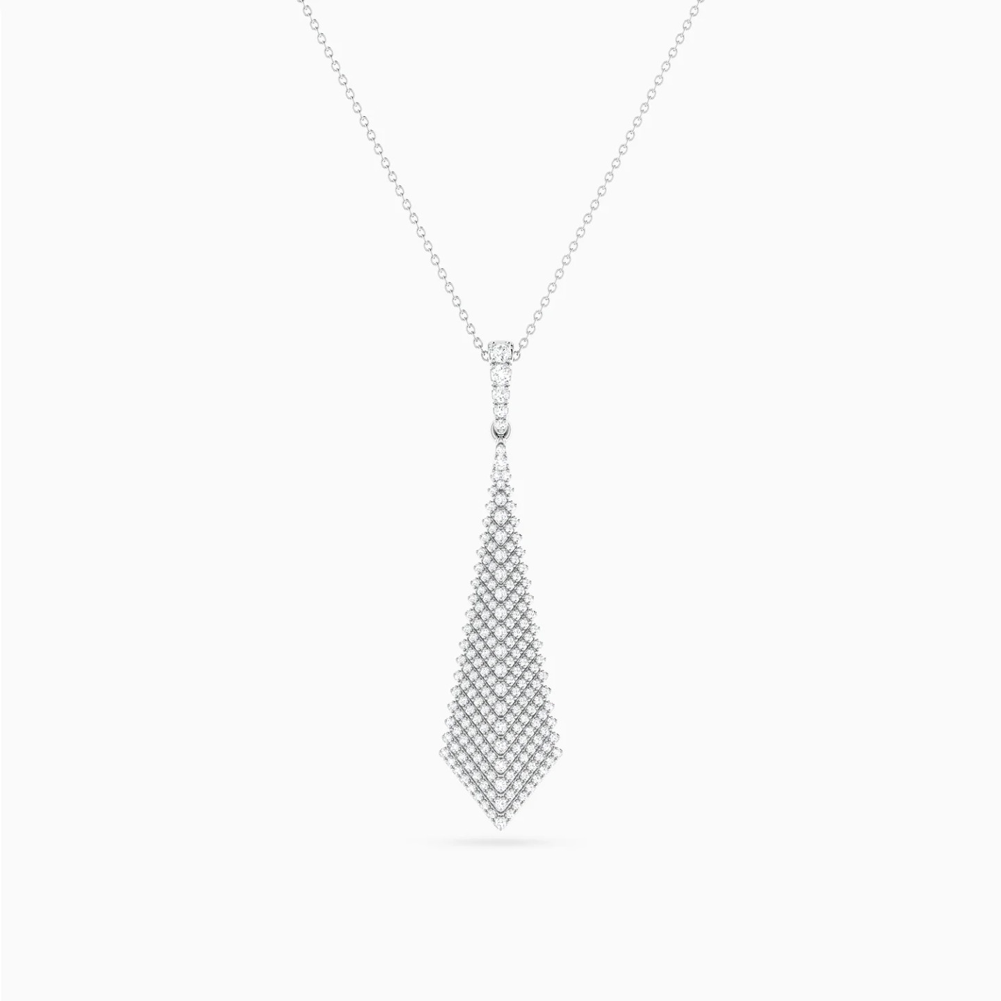 Tie Drop Diamond Necklace in 18K Gold Tie Drop Diamond Necklace in 18K Gold