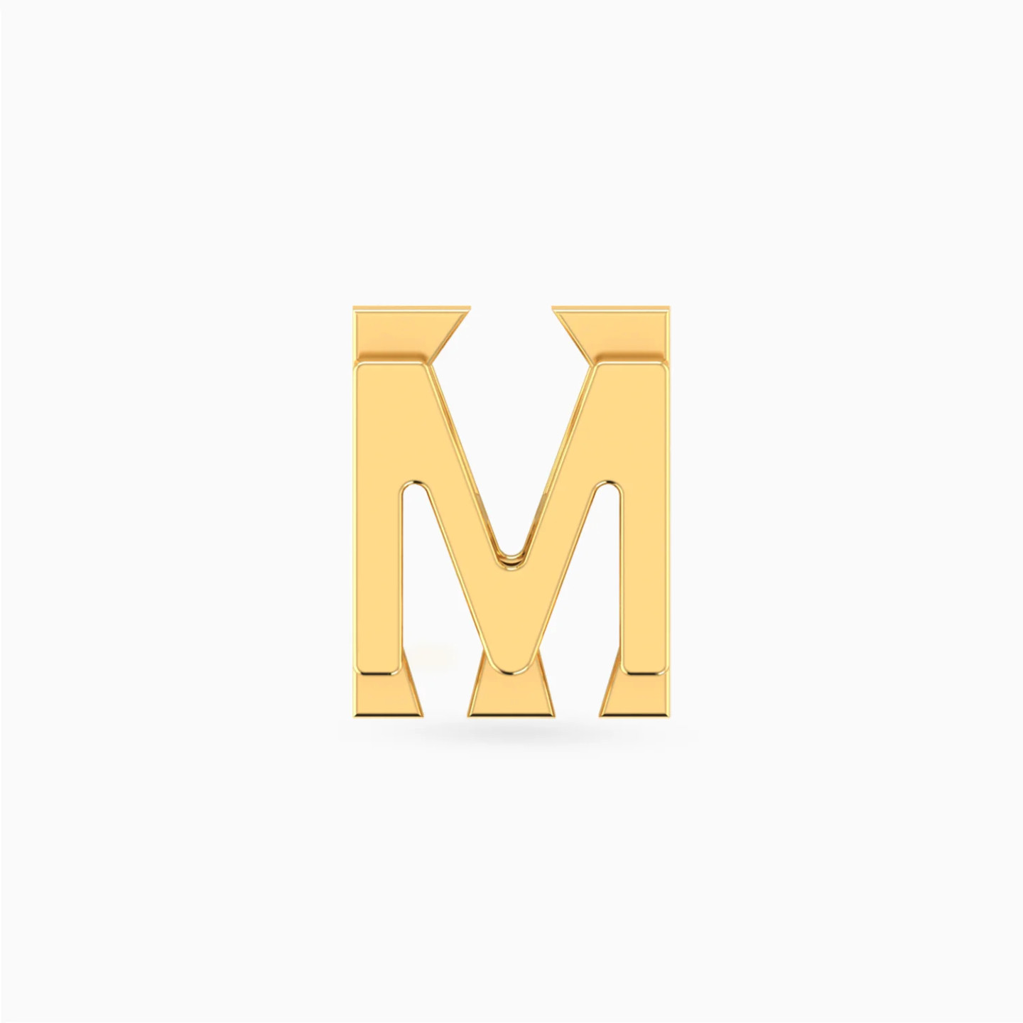 Letter M Charm in 18K Gold Letter M Charm in 18K Gold