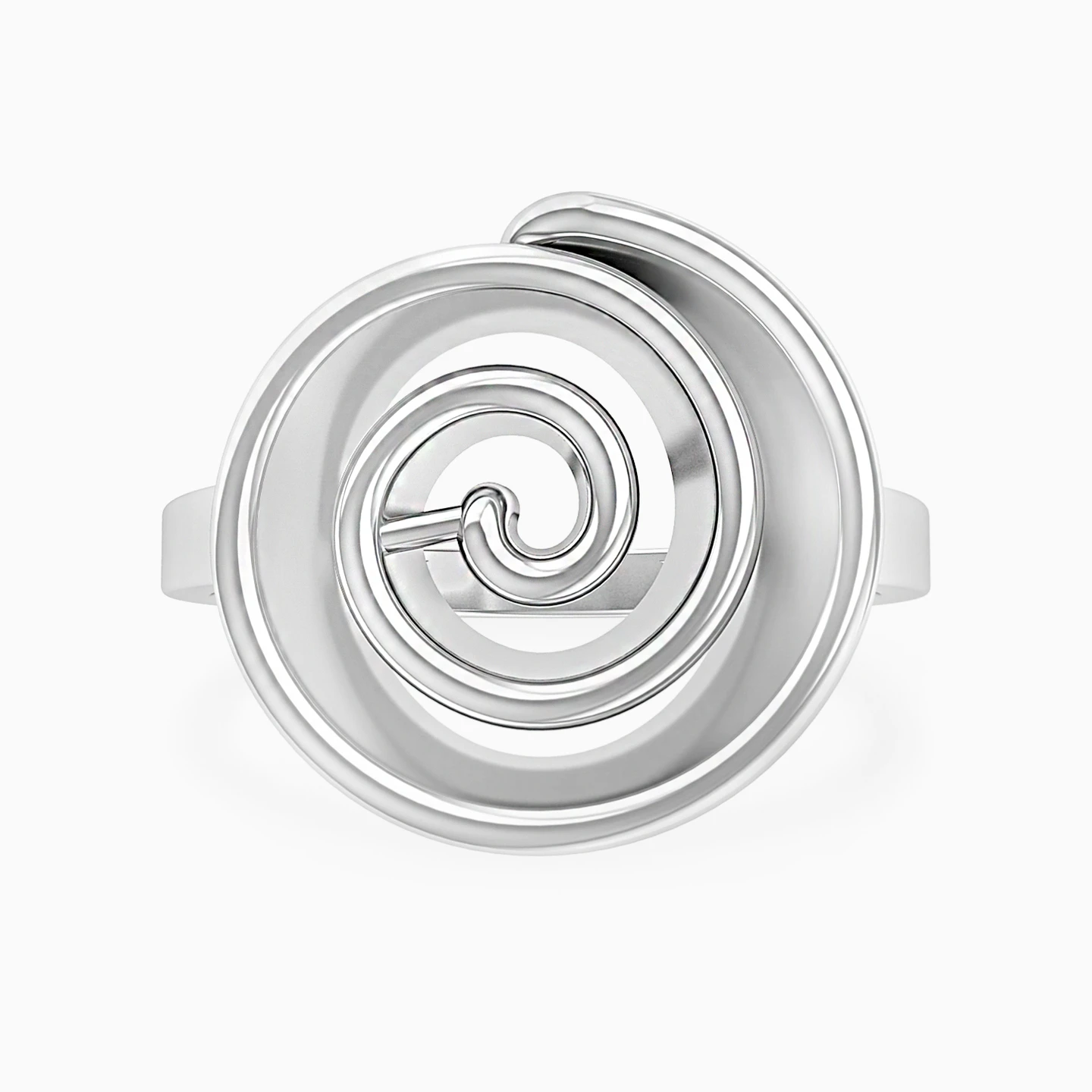 Spiral Ring In Sterling Silver Spiral Ring In Sterling Silver