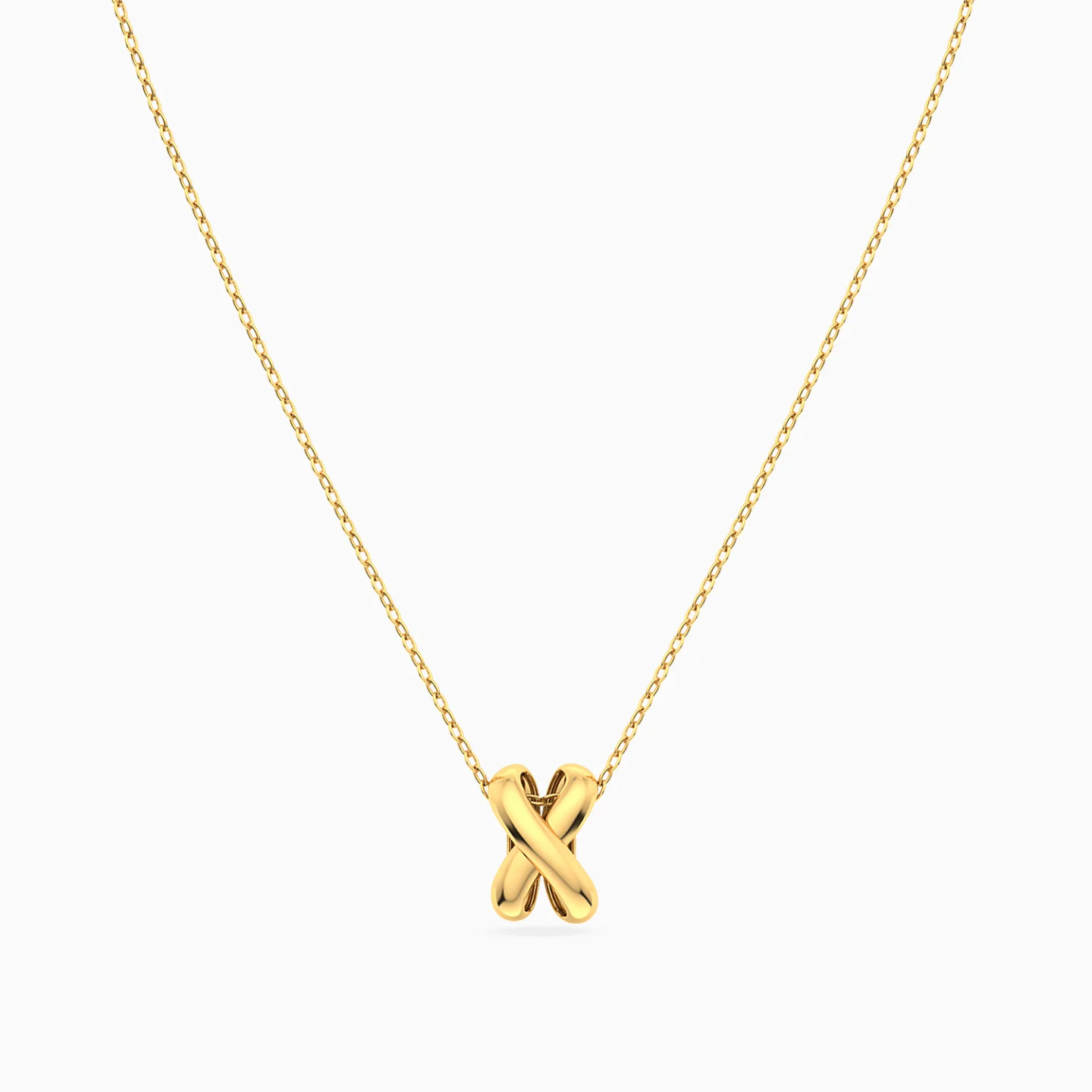Interlocking Forms Necklace in 18K Gold - 3 Interlocking Forms Necklace in 18K Gold - 3