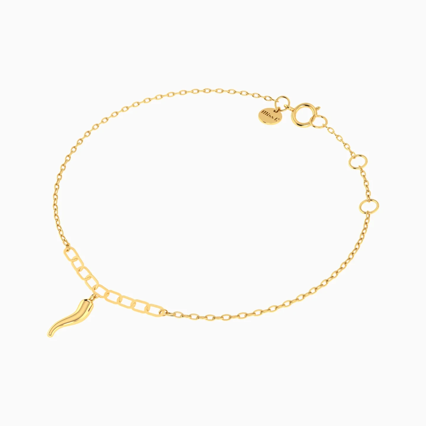 Chili Chain Bracelet in 18K Gold - 3 Chili Chain Bracelet in 18K Gold - 3