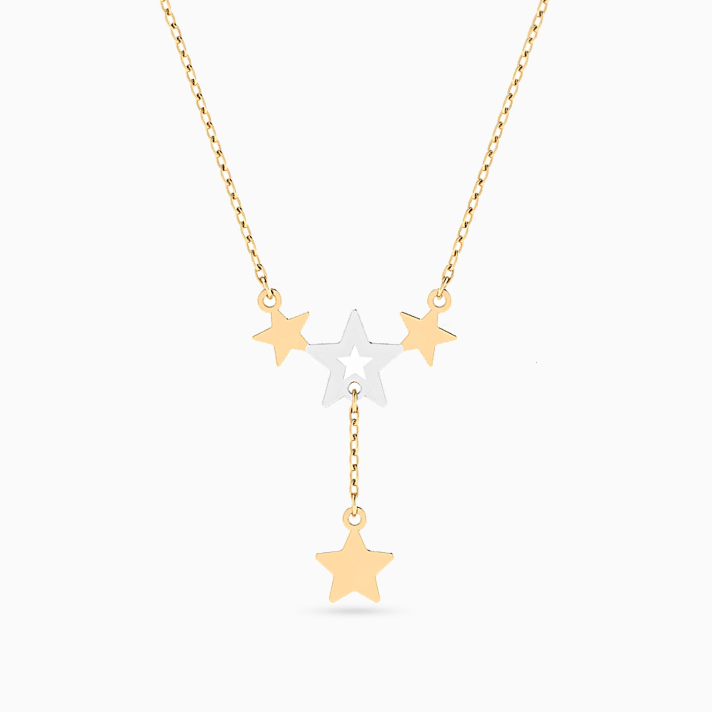 Star Necklace in 18K Gold - 2 Star Necklace in 18K Gold - 2