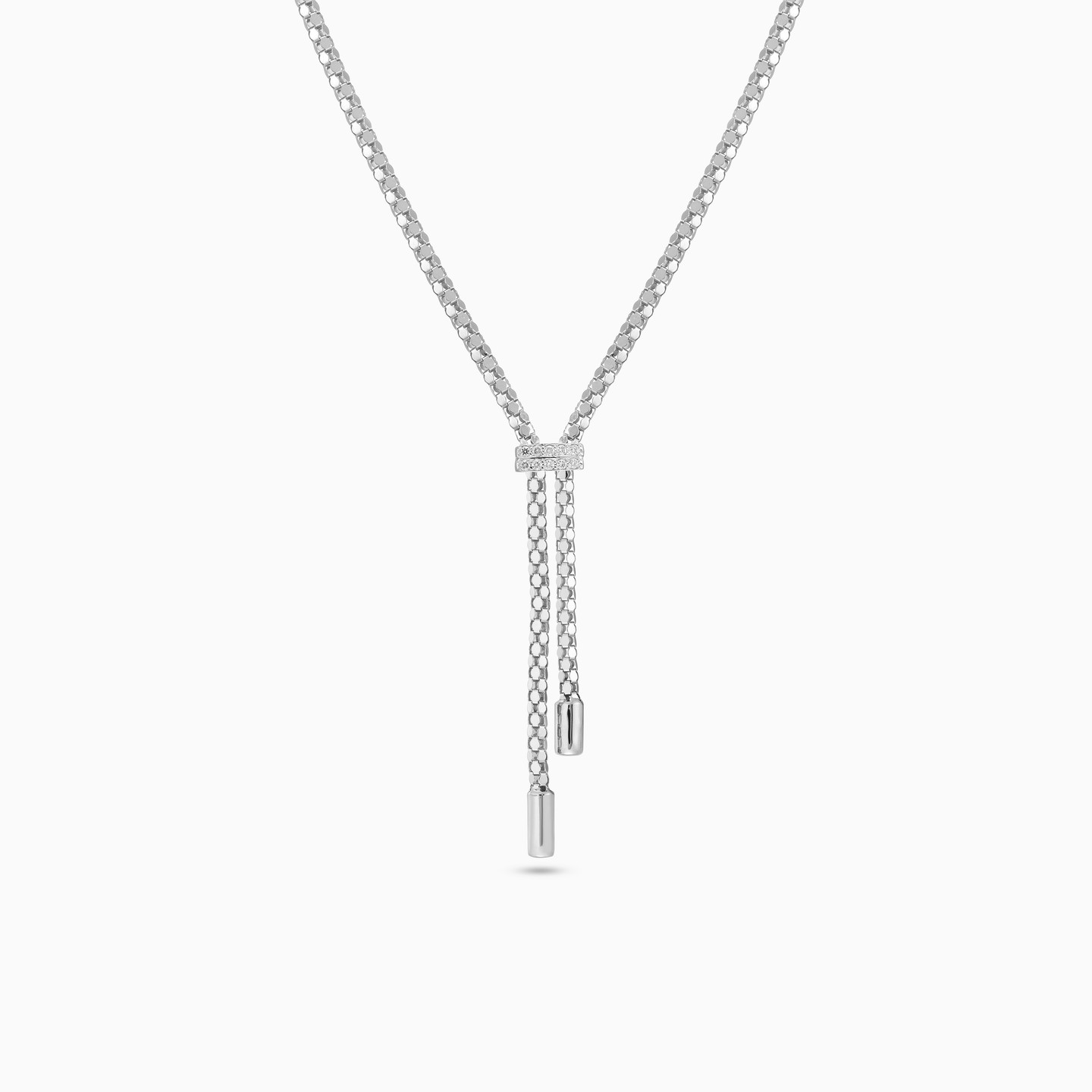 طقم شكل سلاسل متدرجة ذهب عيار 18 قيراط مزين بالألماس ( 4 قطع) - 2 طقم شكل سلاسل متدرجة ذهب عيار 18 قيراط مزين بالألماس ( 4 قطع) - 2