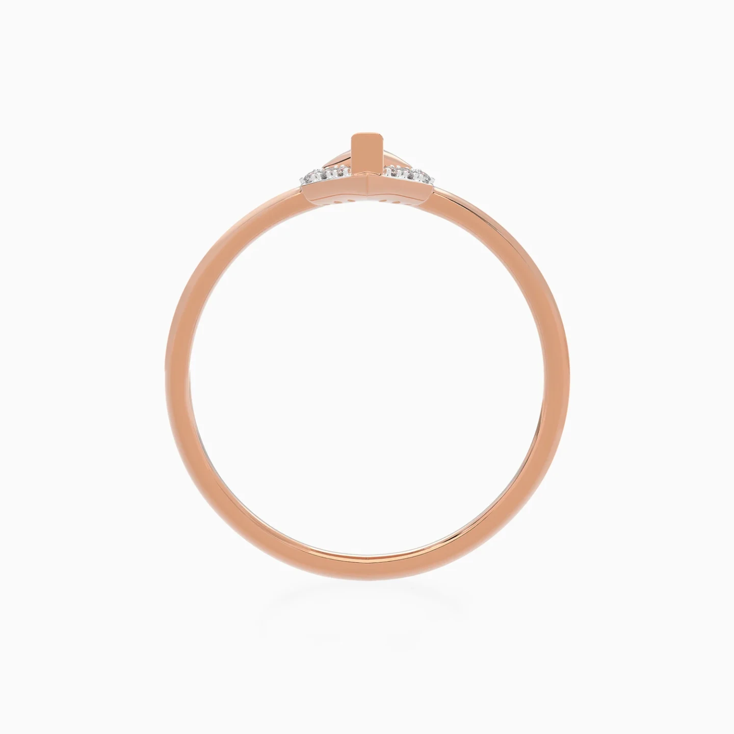 Elongated Hexagonal Motif Diamond Ring in 18K Gold - 4 Elongated Hexagonal Motif Diamond Ring in 18K Gold - 4