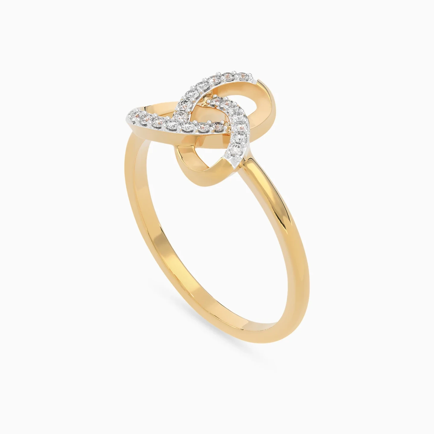 Triquetra Diamond Ring in 18K Gold - 3 Triquetra Diamond Ring in 18K Gold - 3