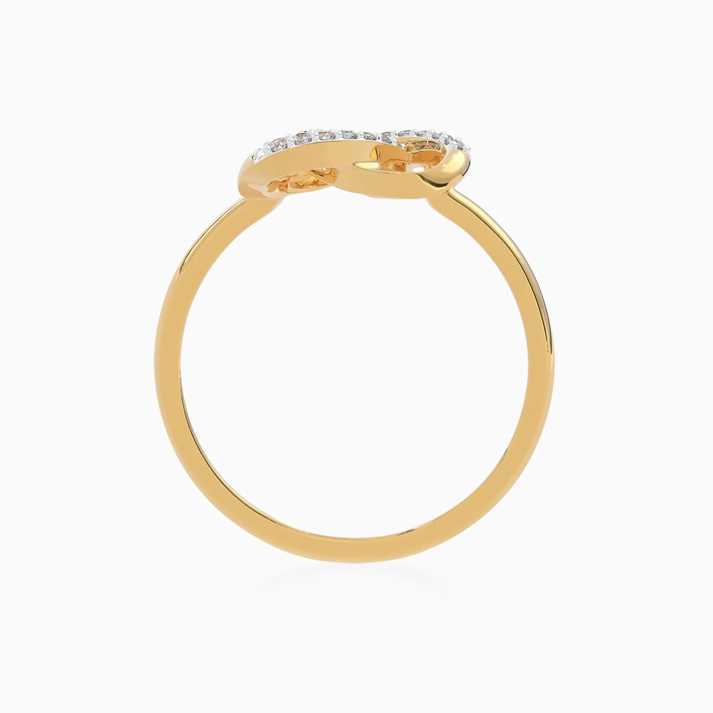 Triquetra Diamond Ring in 18K Gold - 4 Triquetra Diamond Ring in 18K Gold - 4