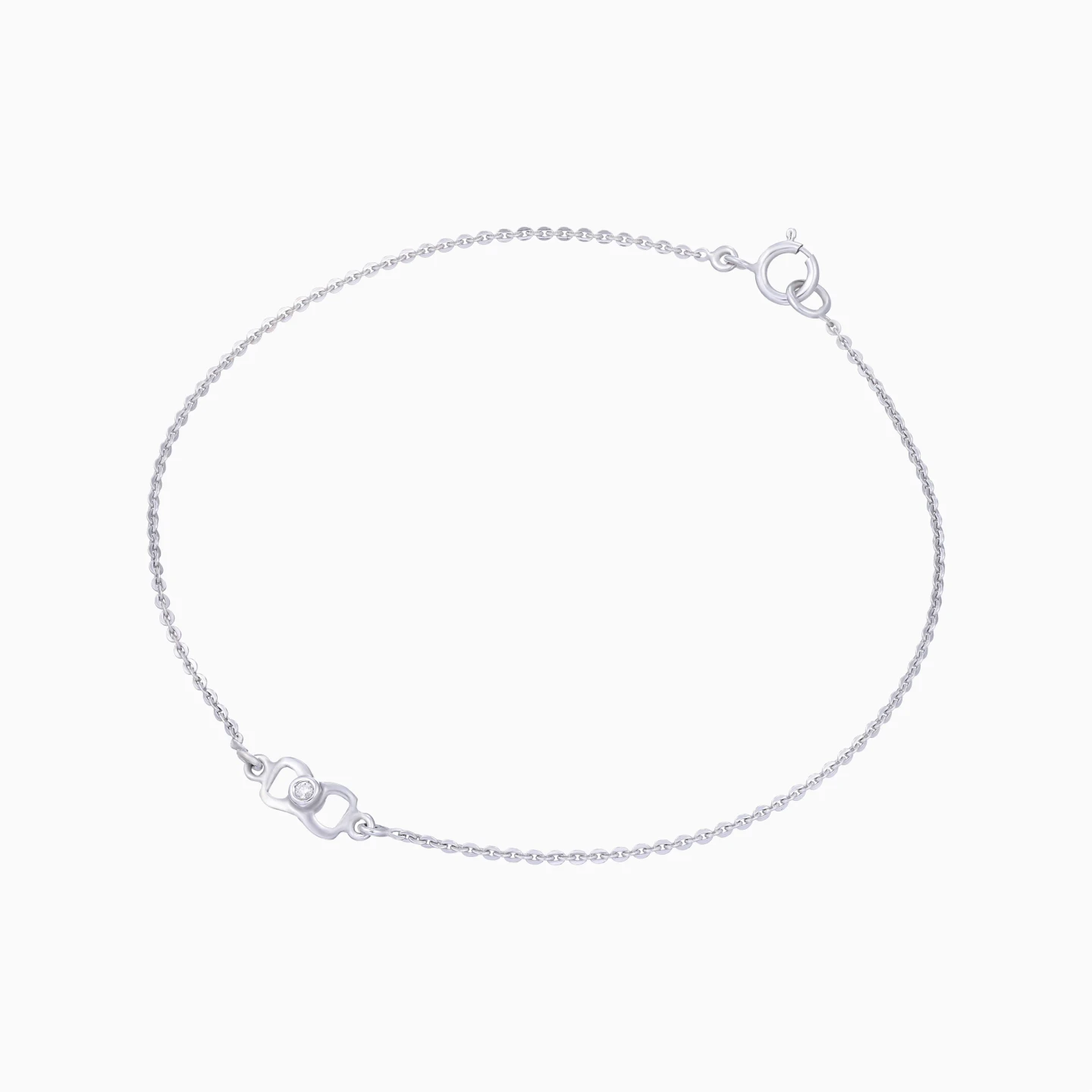 Bow Tie Diamond Chain Bracelet in 18K Gold - 3 Bow Tie Diamond Chain Bracelet in 18K Gold - 3