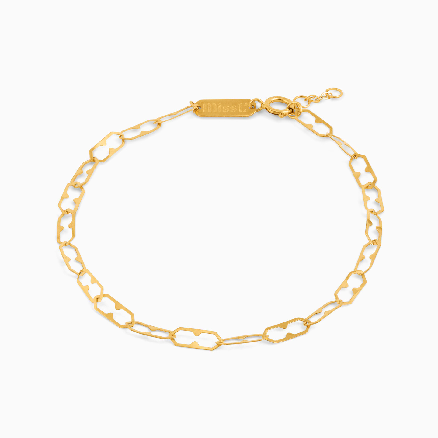 18K Gold Chain Bracelet - 2