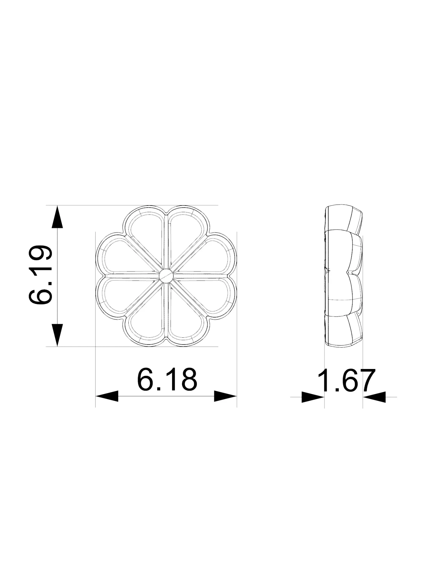 Kids Four Leaf Clover Stud Earrings in 18K Gold - 5 Kids Four Leaf Clover Stud Earrings in 18K Gold - 5