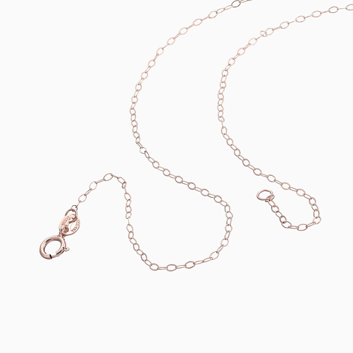 Thin Cable Chain Necklace in 18K Gold - 2 Thin Cable Chain Necklace in 18K Gold - 2