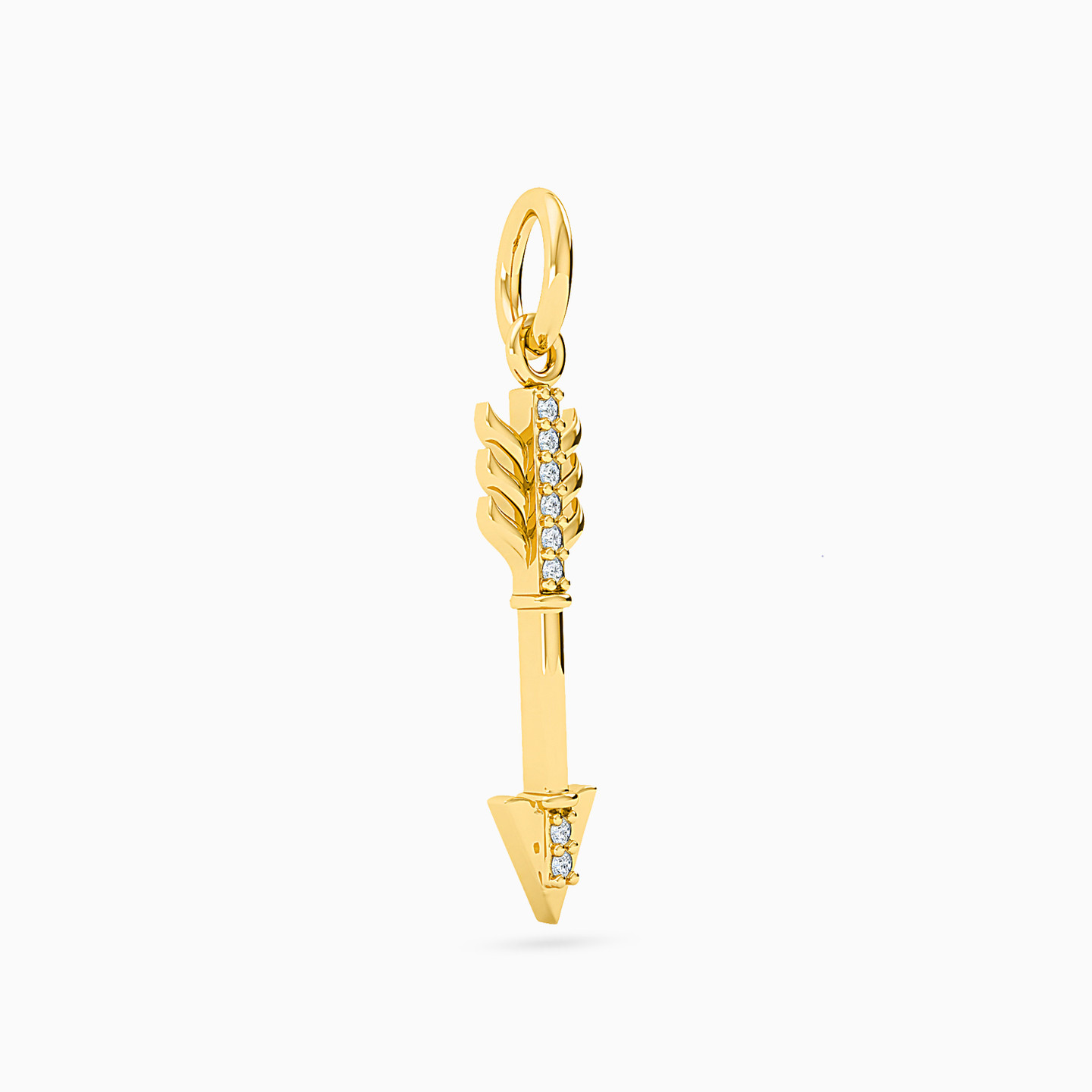 Arrow Diamonds Pendant in 18K Gold - 3 Arrow Diamonds Pendant in 18K Gold - 3