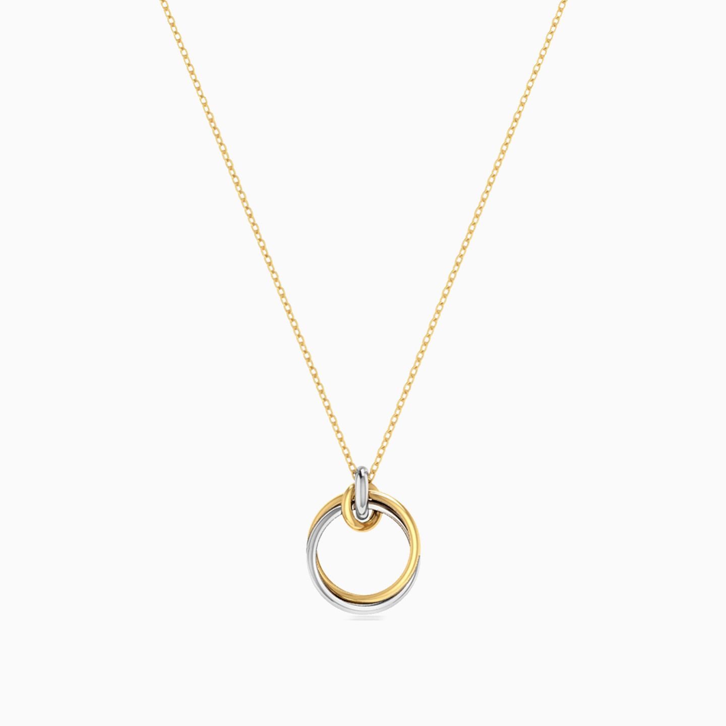 Circle Necklace In 18K Gold - 3