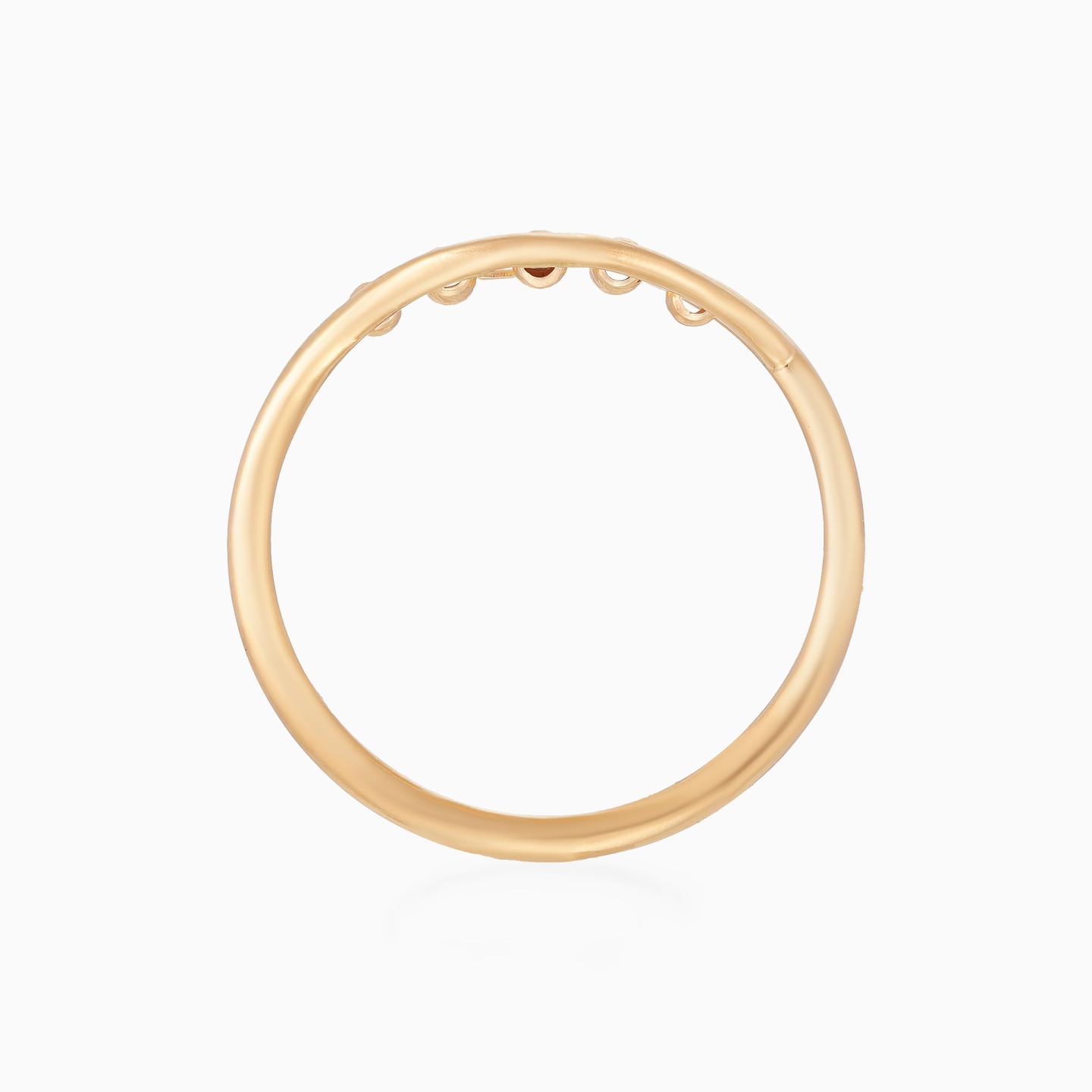 Open Eye Gold Beads Ring in 18K Gold - 4 Open Eye Gold Beads Ring in 18K Gold - 4
