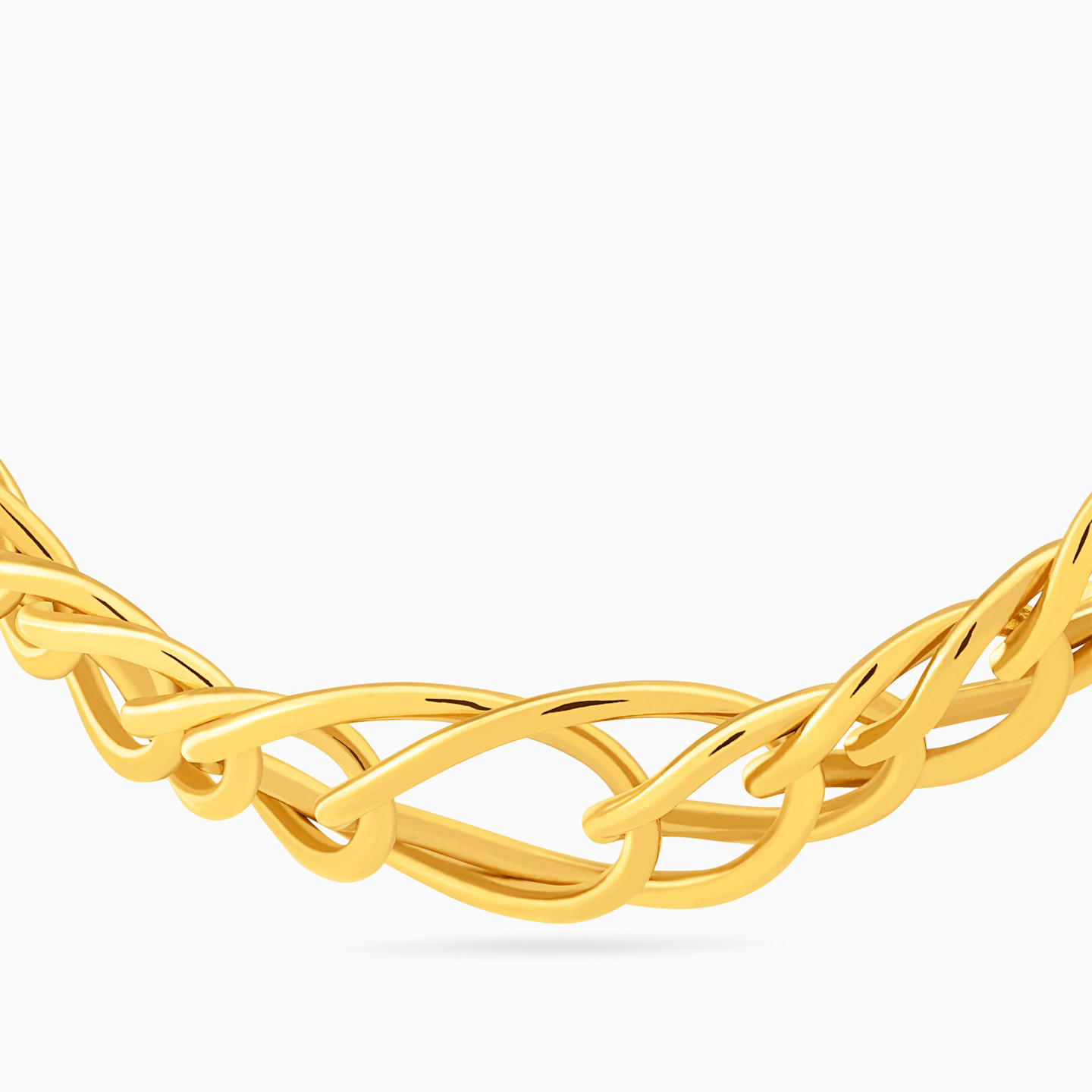 سلسلة ذهب حلقات عيار 18 قيراط - 3 سلسلة ذهب حلقات عيار 18 قيراط - 3