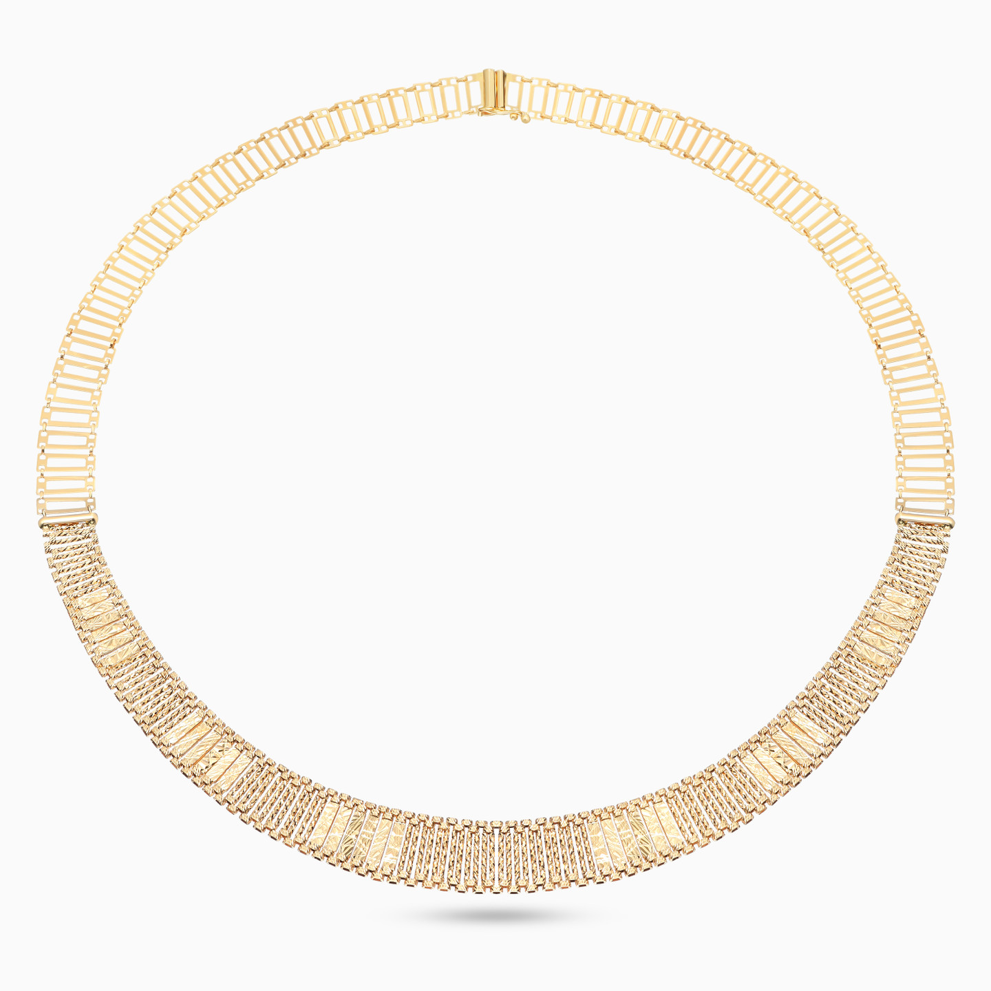 Graduated Bar Links Set in 21K Gold (4 Pieces) - 2 Graduated Bar Links Set in 21K Gold (4 Pieces) - 2