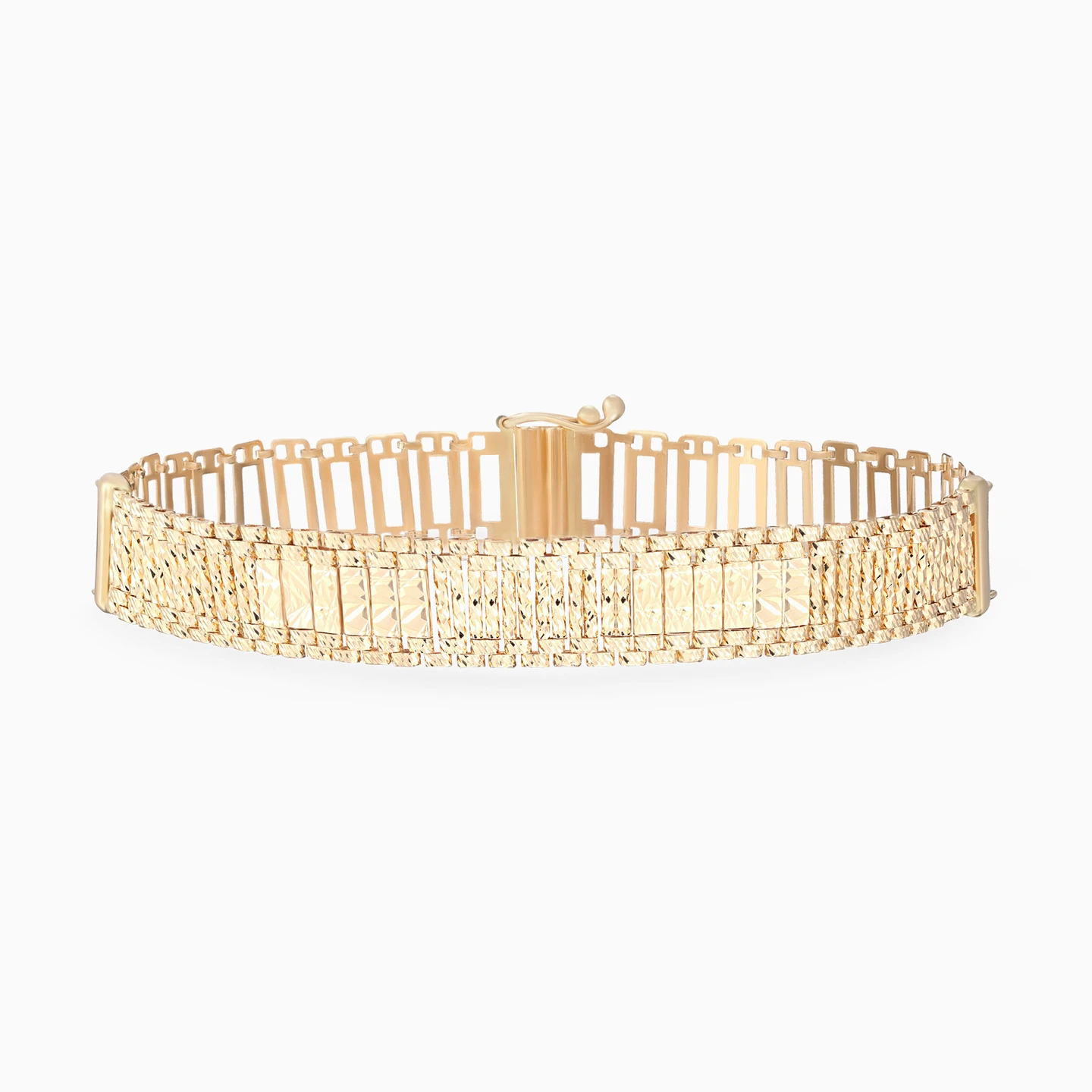Graduated Bar Links Set in 21K Gold (4 Pieces) - 3 Graduated Bar Links Set in 21K Gold (4 Pieces) - 3