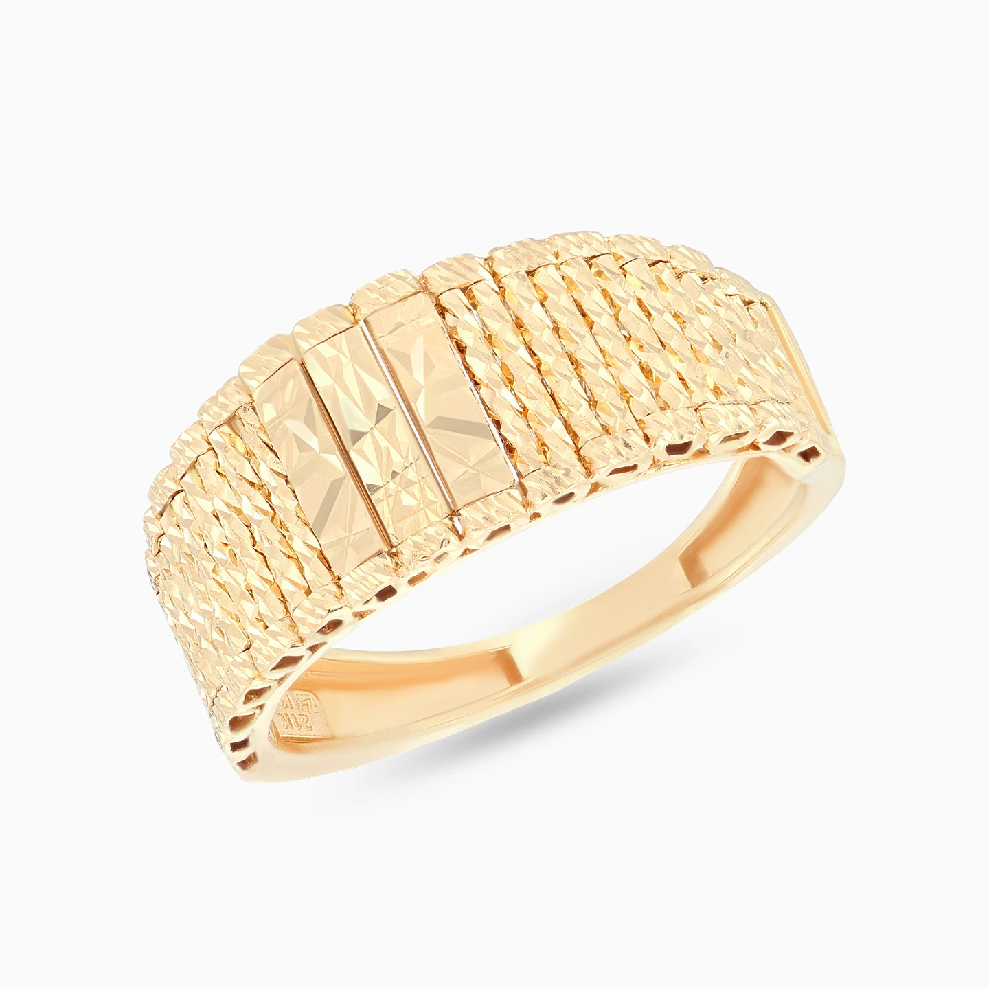 Graduated Bar Links Set in 21K Gold (4 Pieces) - 4 Graduated Bar Links Set in 21K Gold (4 Pieces) - 4