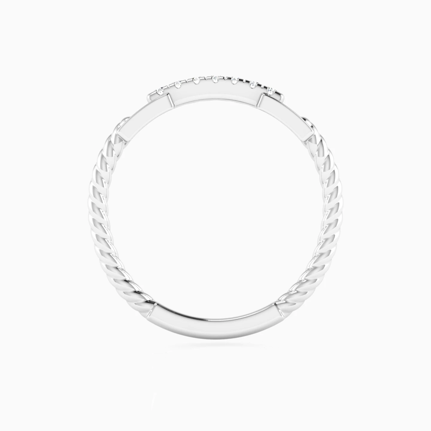 Belt Design Diamond Ring in 18K Gold - 3 Belt Design Diamond Ring in 18K Gold - 3