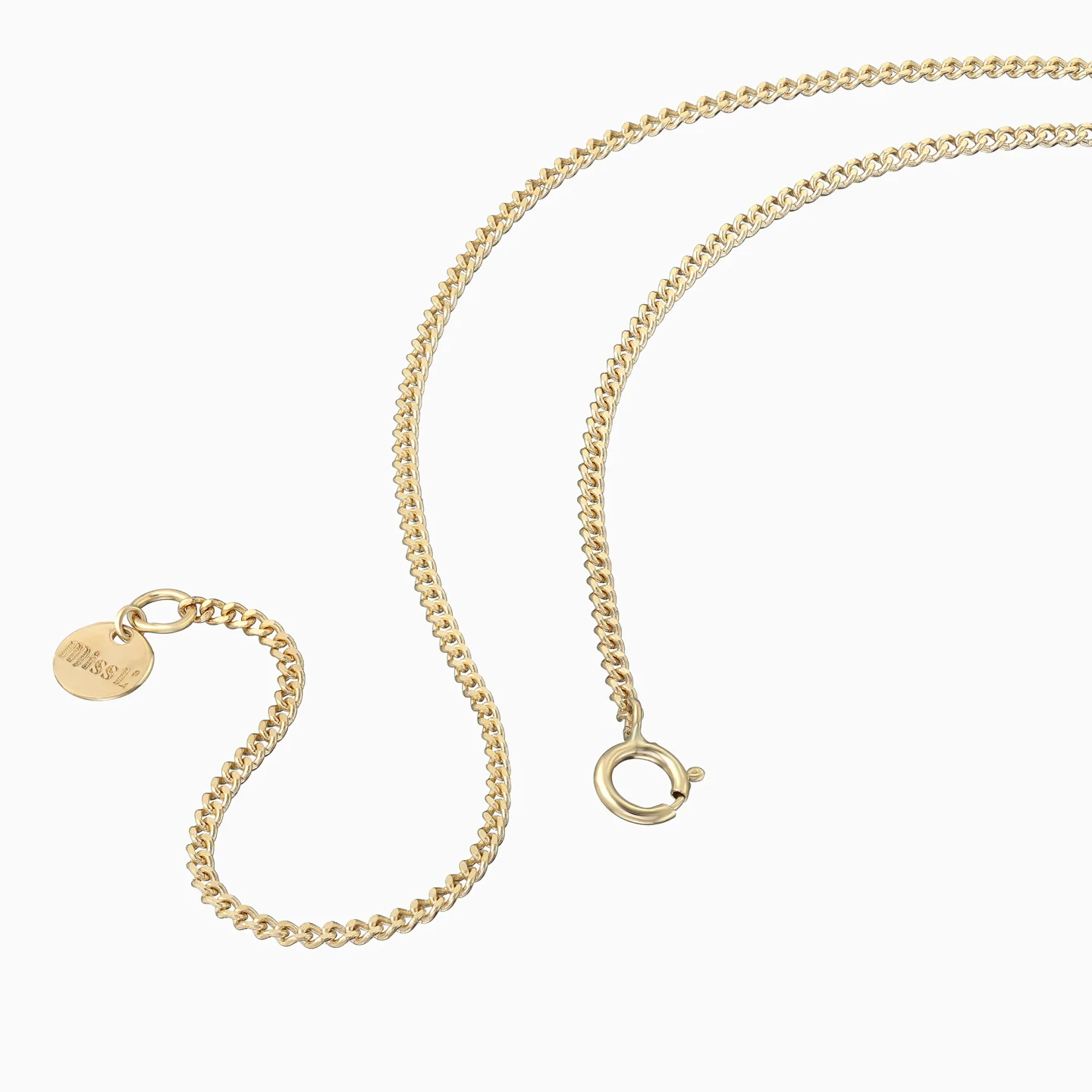 Curb Chain Necklace in 18K Gold - 2 Curb Chain Necklace in 18K Gold - 2