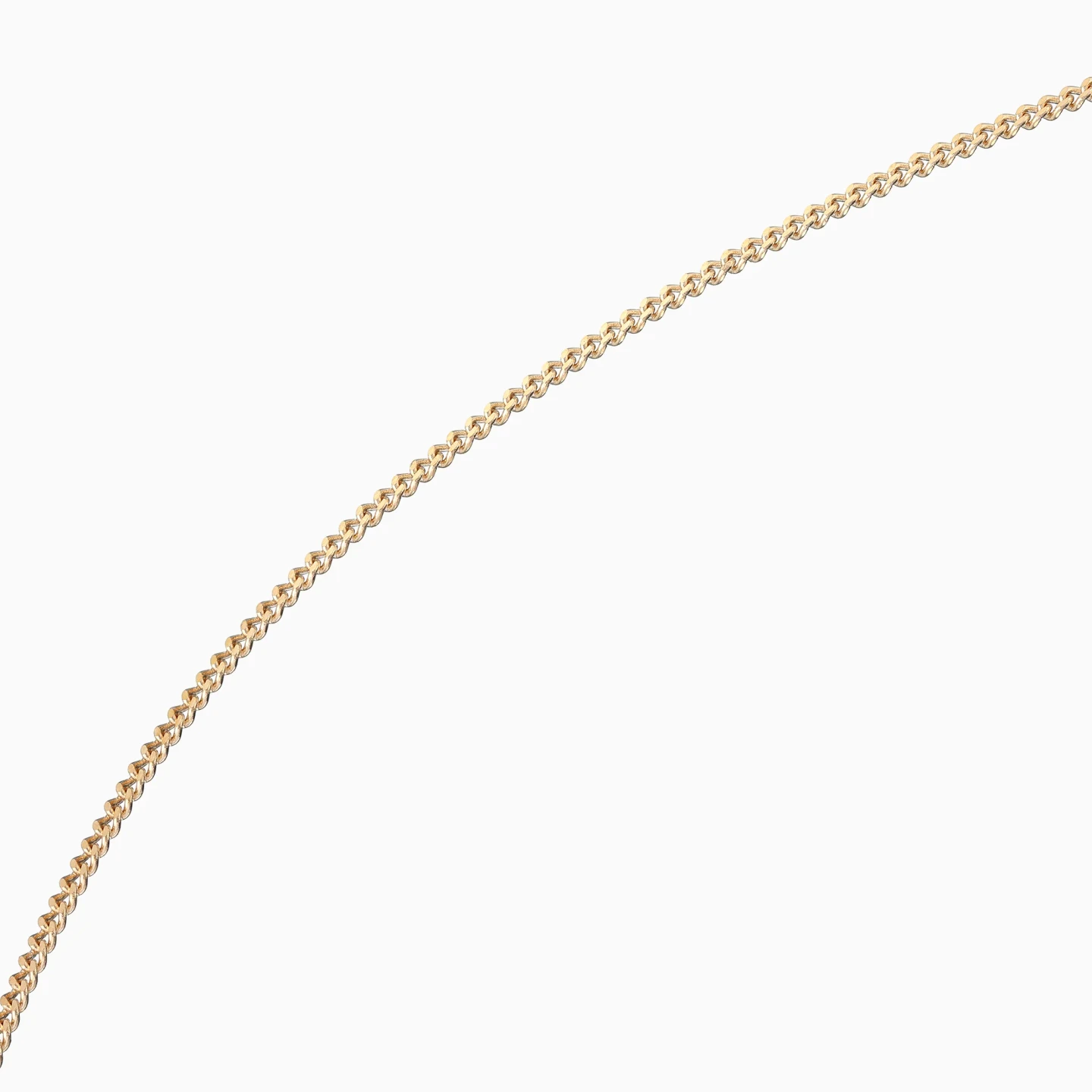 Curb Chain Necklace in 18K Gold - 3 Curb Chain Necklace in 18K Gold - 3