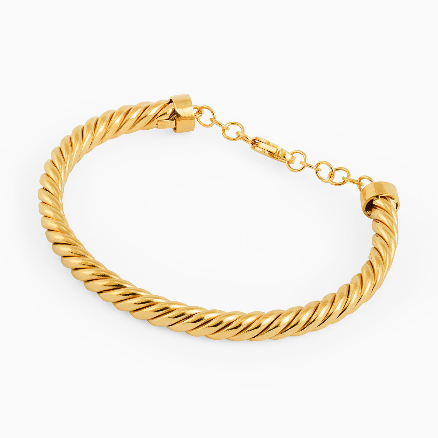 Twist Cuff Bracelet in 18K Gold - 2 Twist Cuff Bracelet in 18K Gold - 2