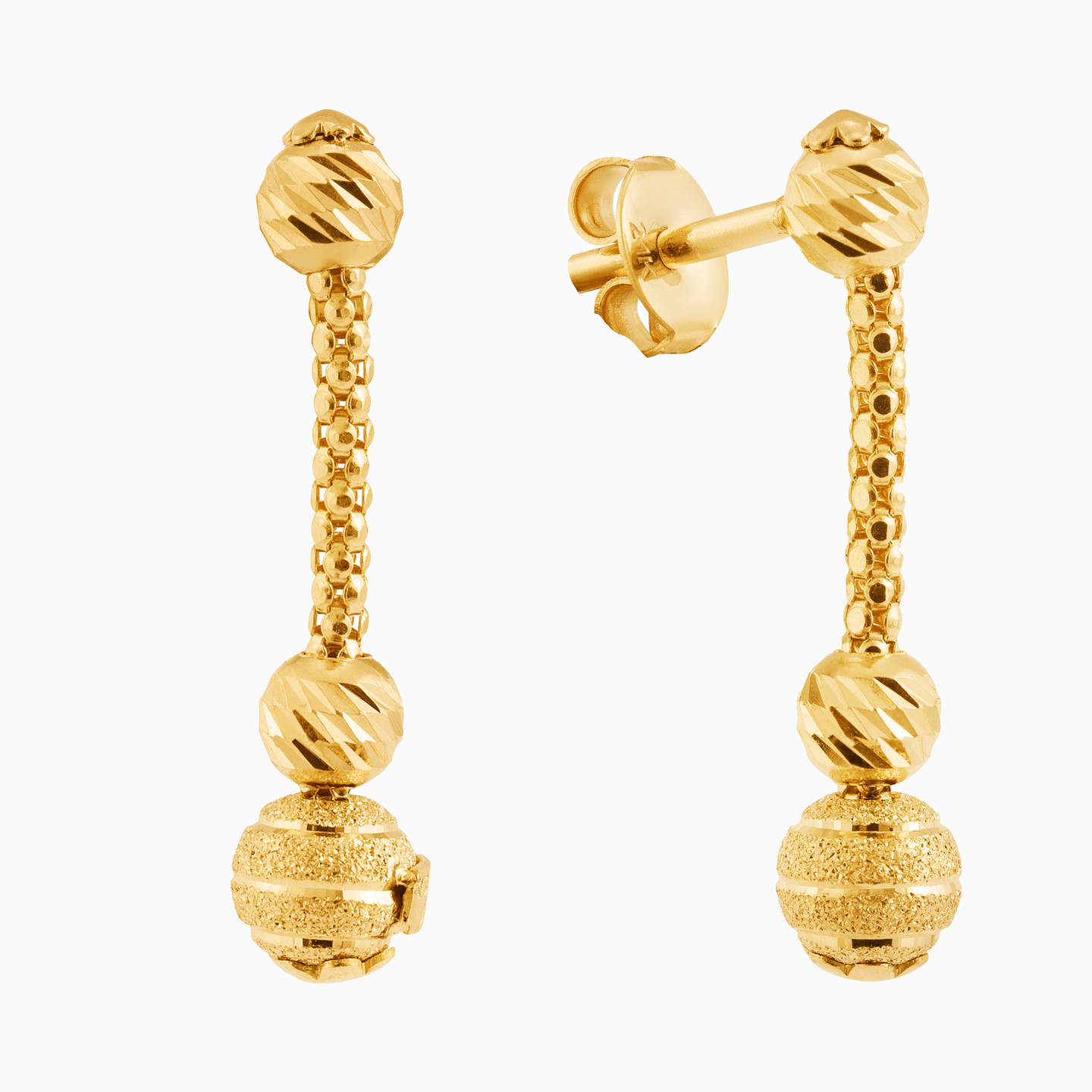 Beaded Full Set in 21K Gold (4 Pieces) - 5 Beaded Full Set in 21K Gold (4 Pieces) - 5