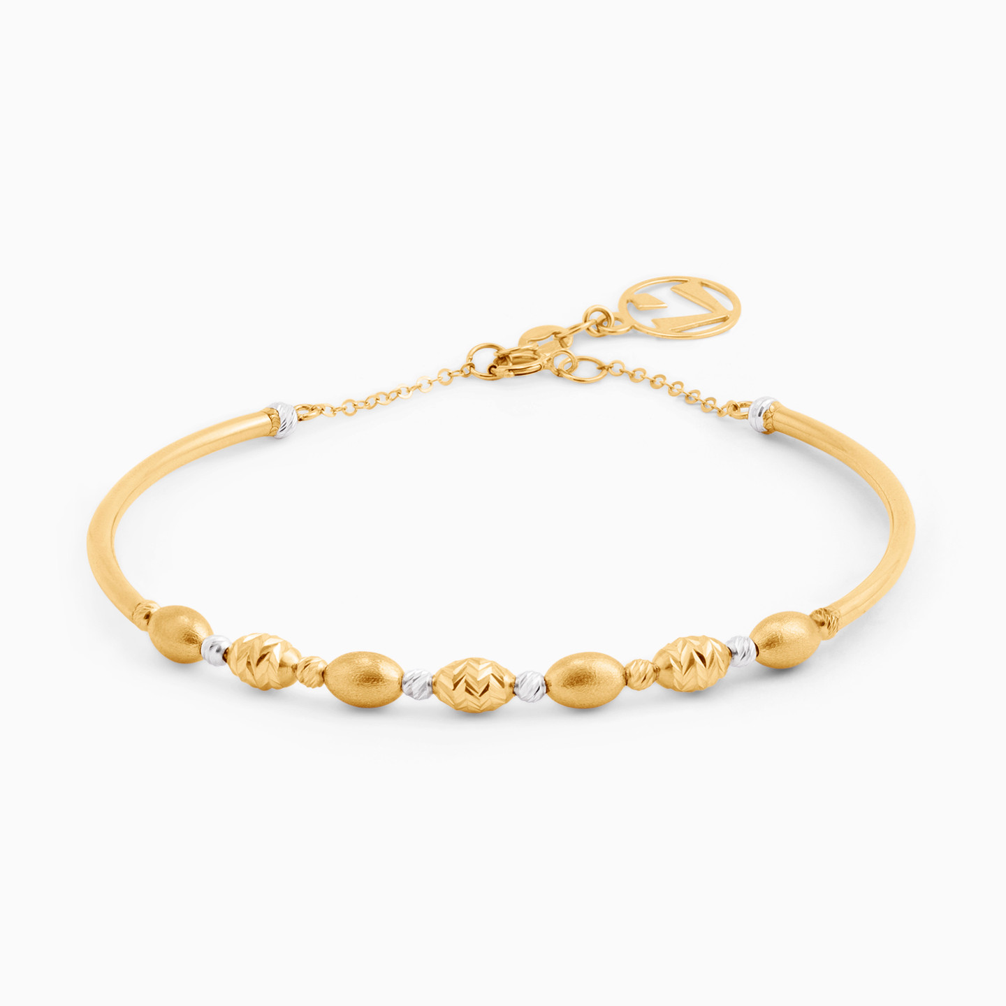 Beaded Chain Bracelet in 18K Gold Beaded Chain Bracelet in 18K Gold