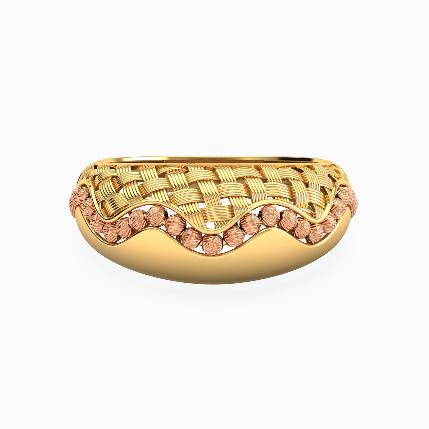 Textured Ring in 21K Gold