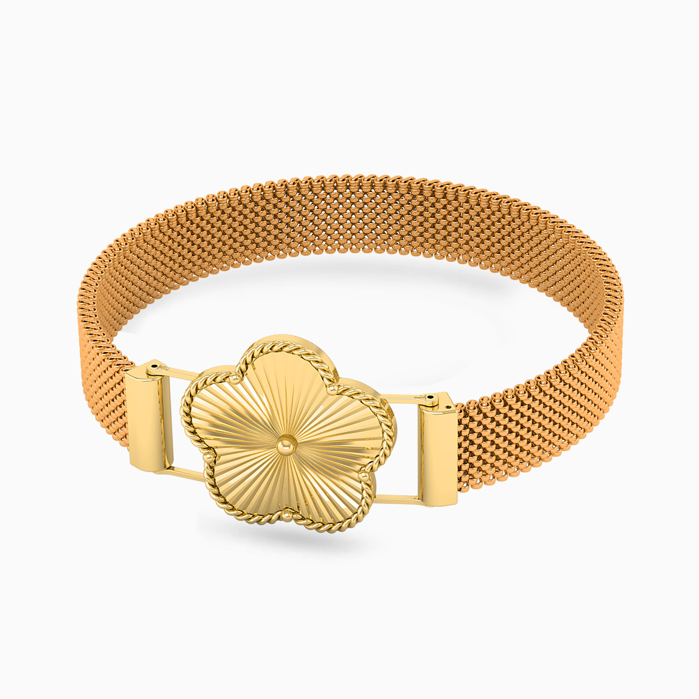 18K Gold Cuff Bracelet - 2