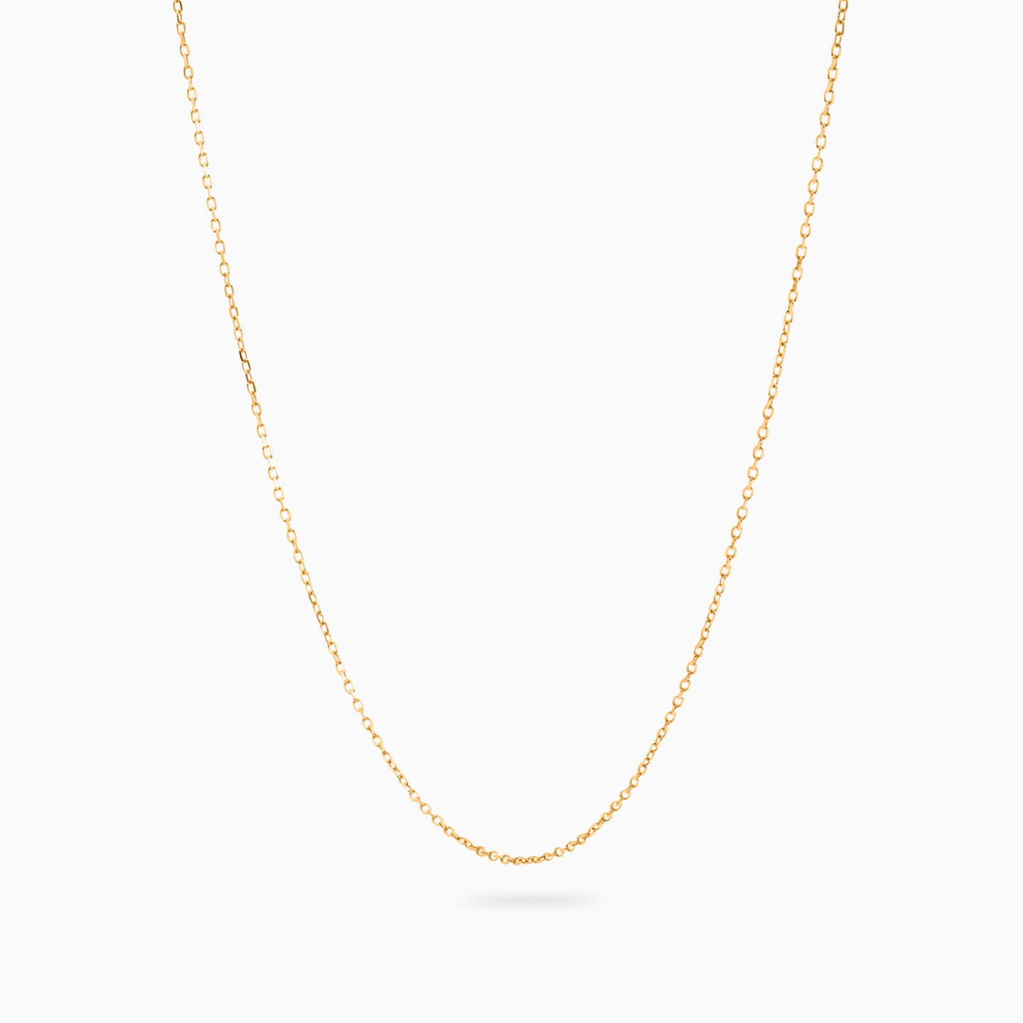 Links Chain Necklace in 21K Gold - 2 Links Chain Necklace in 21K Gold - 2