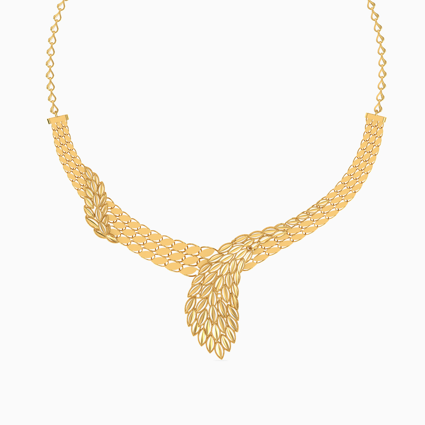 Leaf Full Set in 21K Gold (4 Pieces) - 2