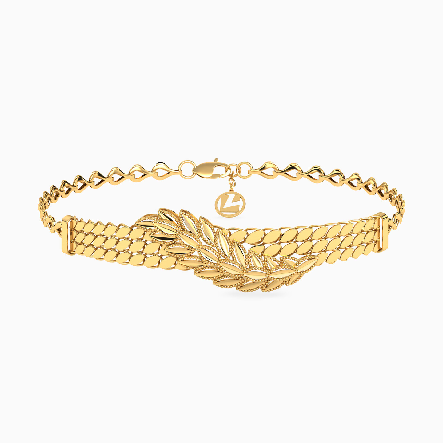 Leaf Full Set in 21K Gold (4 Pieces) - 3