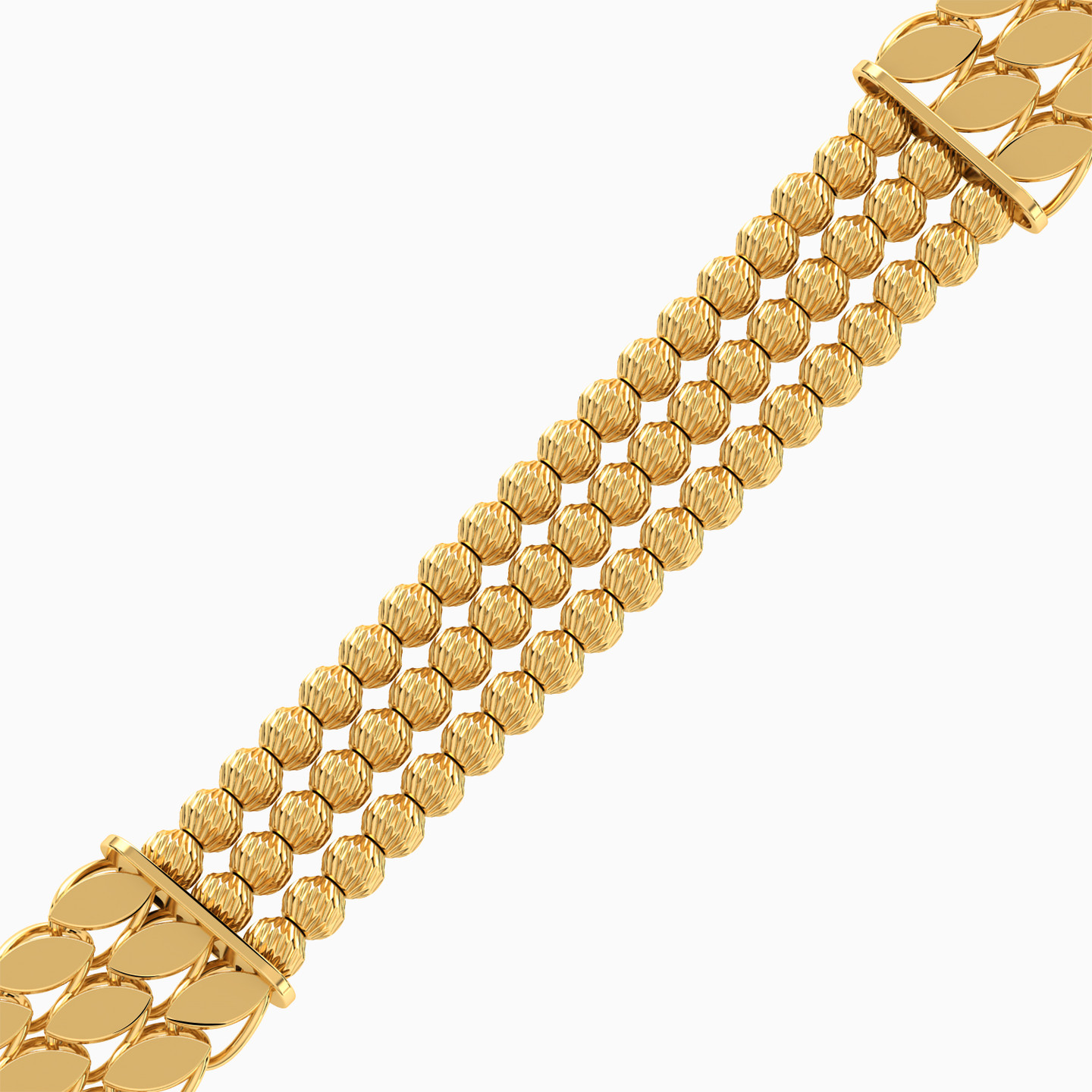 21K Gold Chain Bracelet - 2