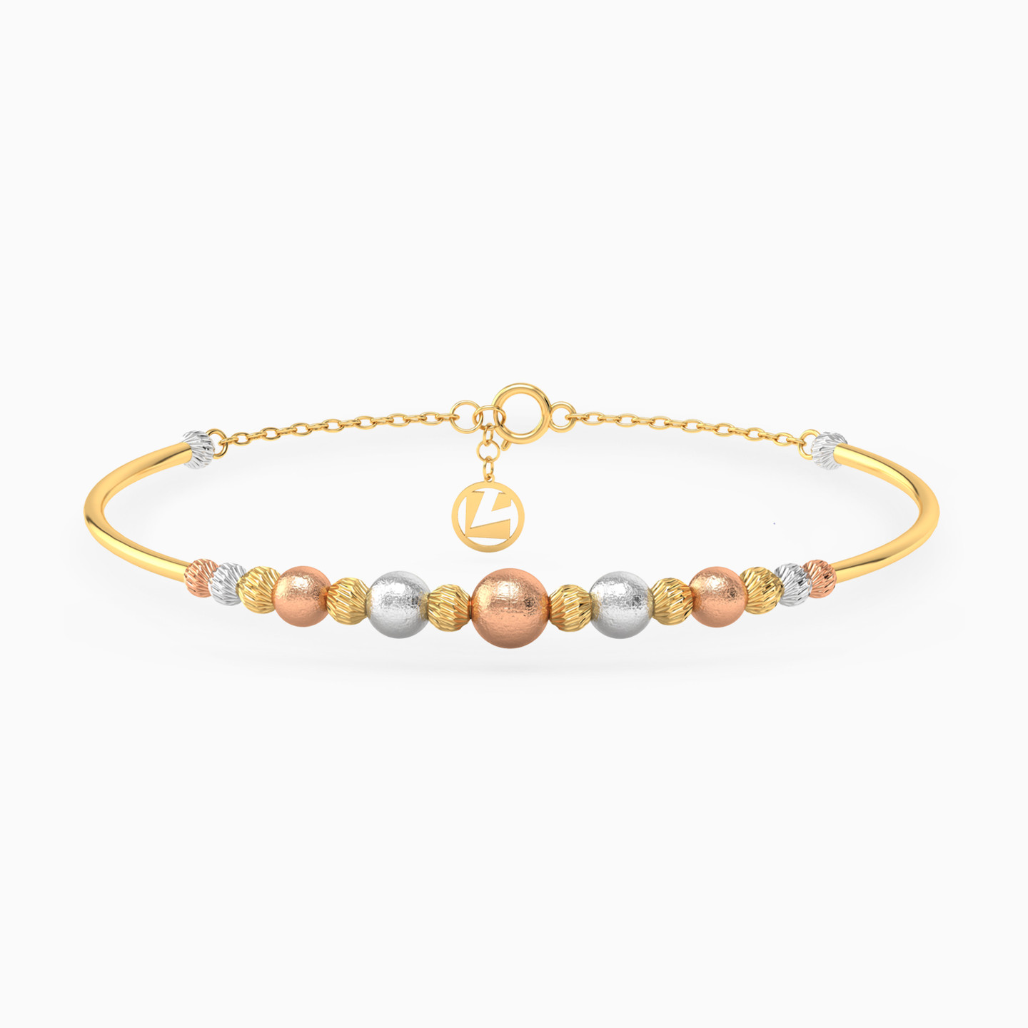 Beaded Chain Bracelet in 18K Gold Beaded Chain Bracelet in 18K Gold