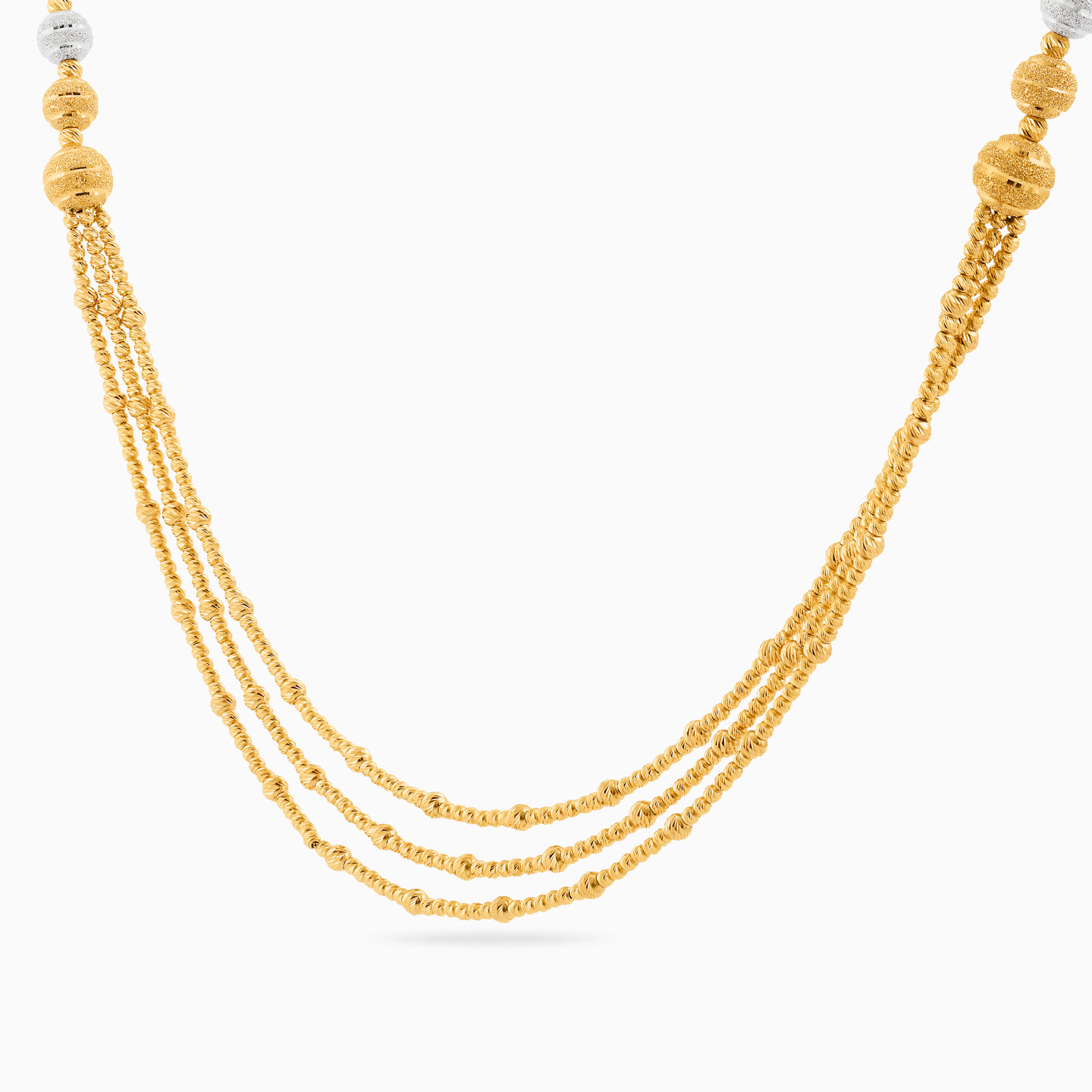 21K Gold Layered Necklace - 2
