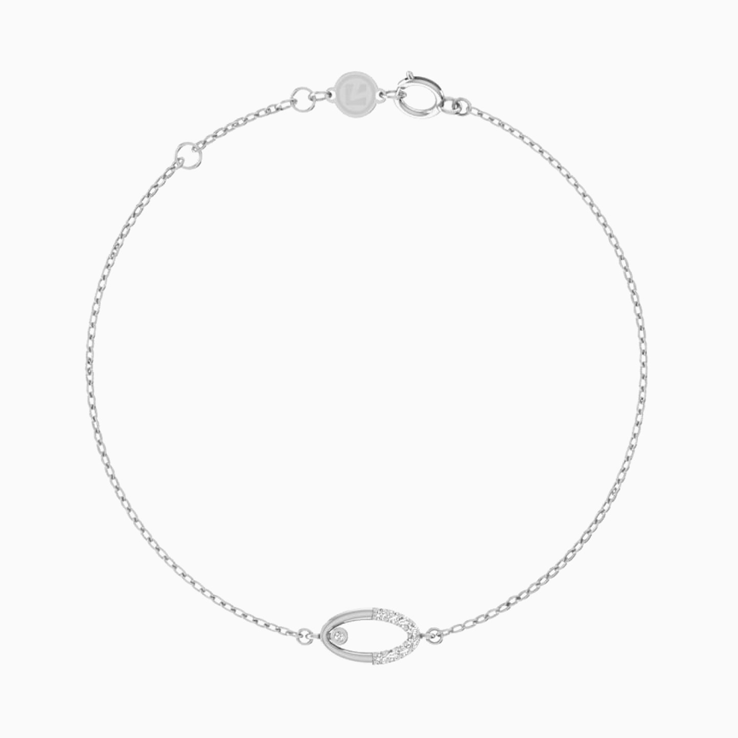 Oval Diamond Chain Bracelet in 18K Gold Oval Diamond Chain Bracelet in 18K Gold