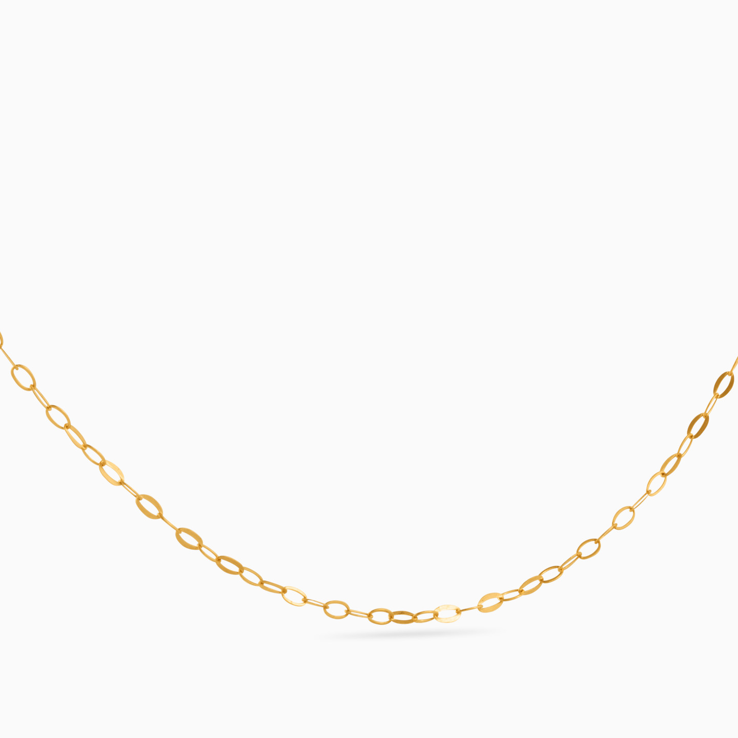 21K Gold Chain Necklace - 2