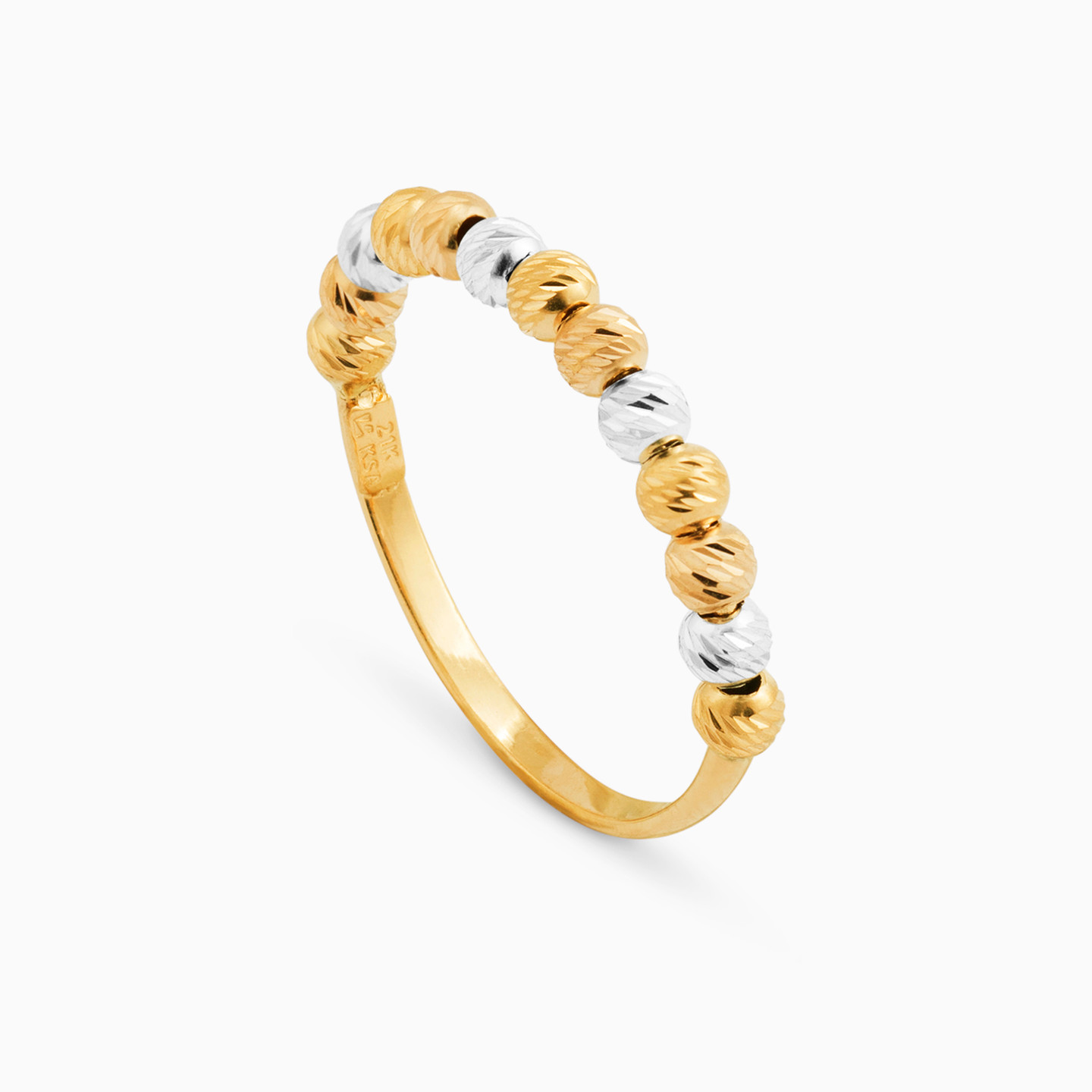 21K Gold Statement Ring - 2