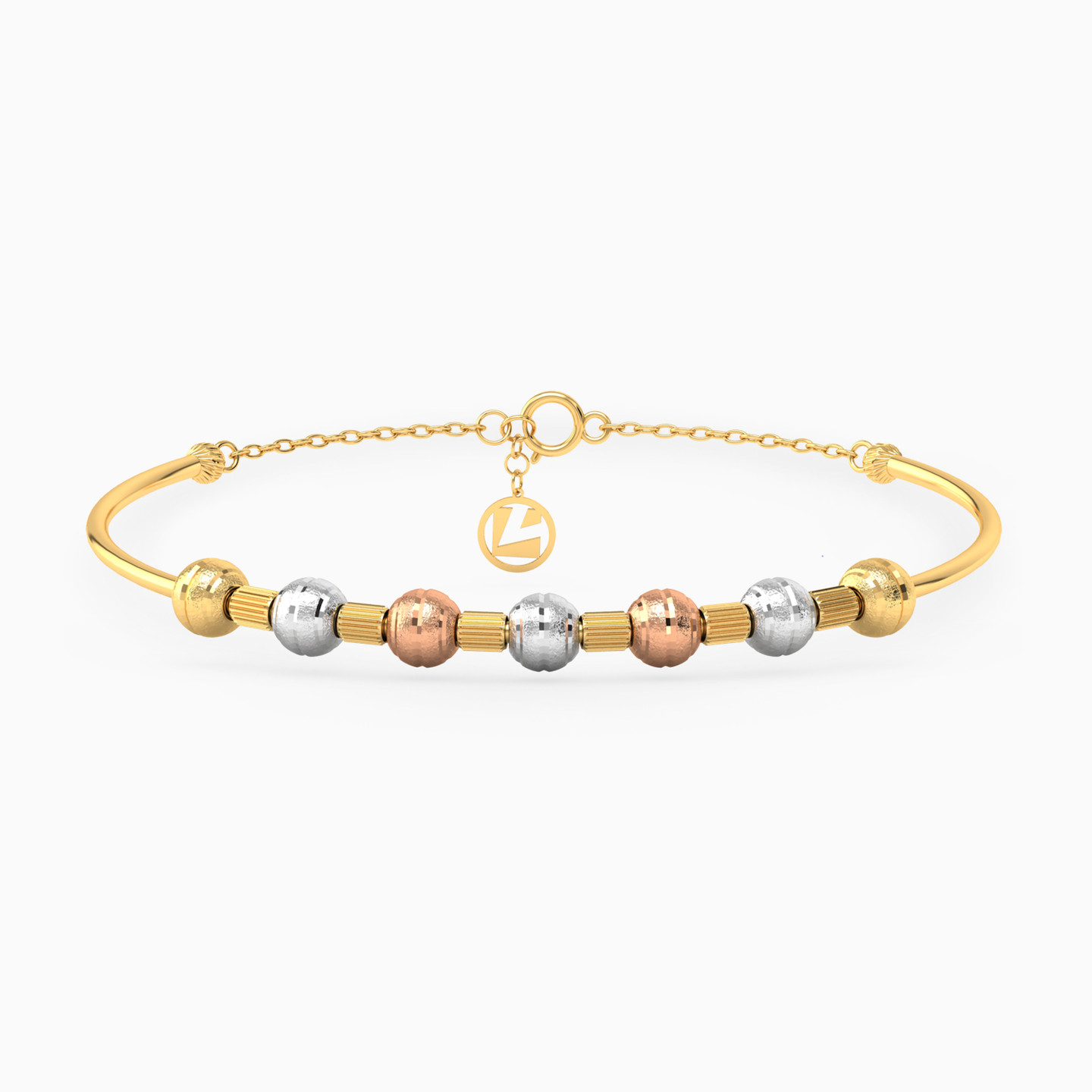 Beaded Chain Bracelet in 18K Gold Beaded Chain Bracelet in 18K Gold