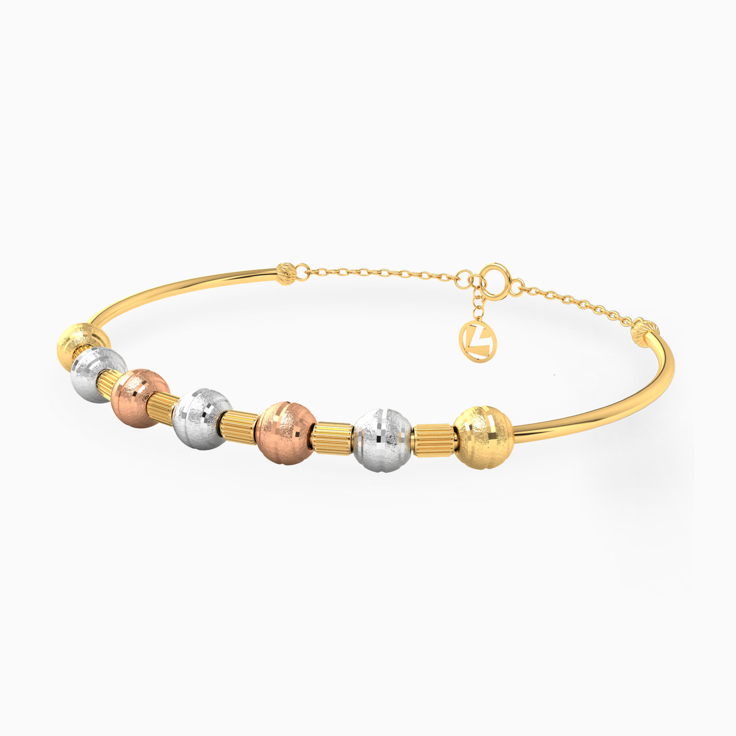 Beaded Chain Bracelet in 18K Gold - 2 Beaded Chain Bracelet in 18K Gold - 2