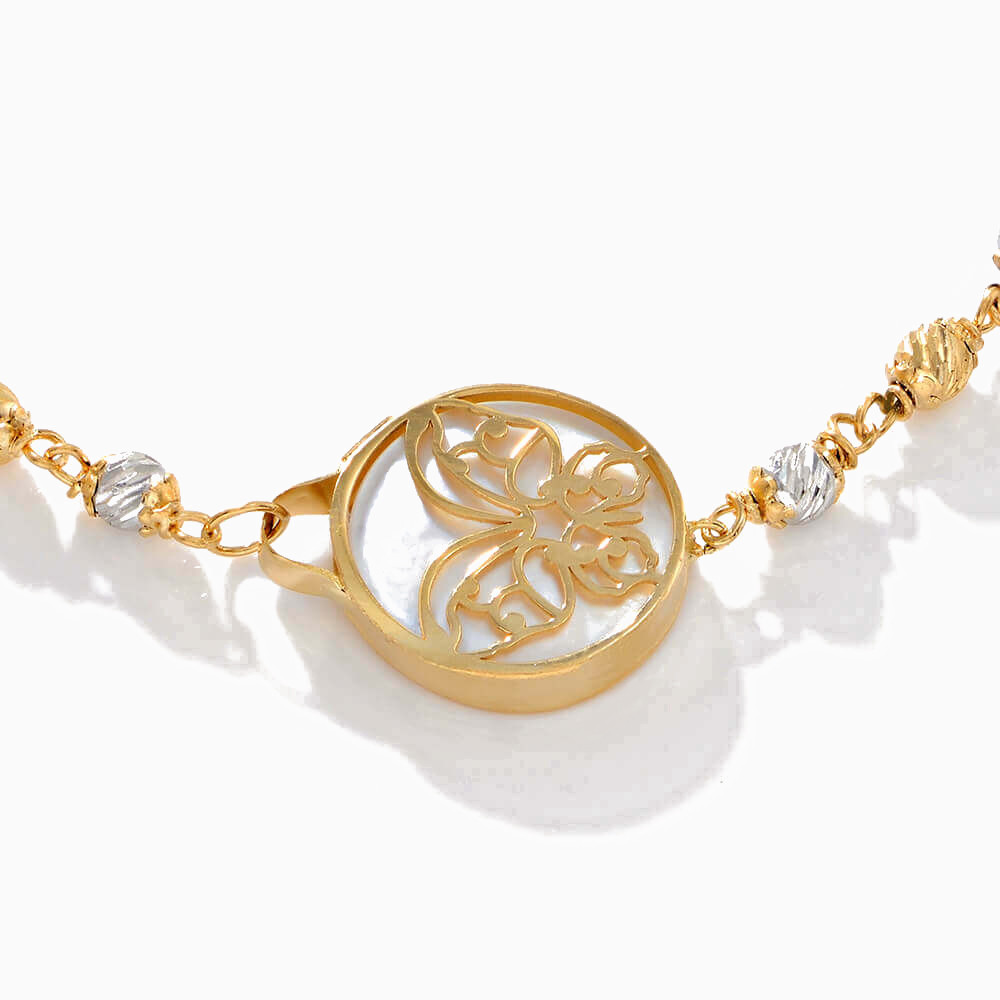 Butterfly Chain Bracelet in 18K Gold - 2 Butterfly Chain Bracelet in 18K Gold - 2