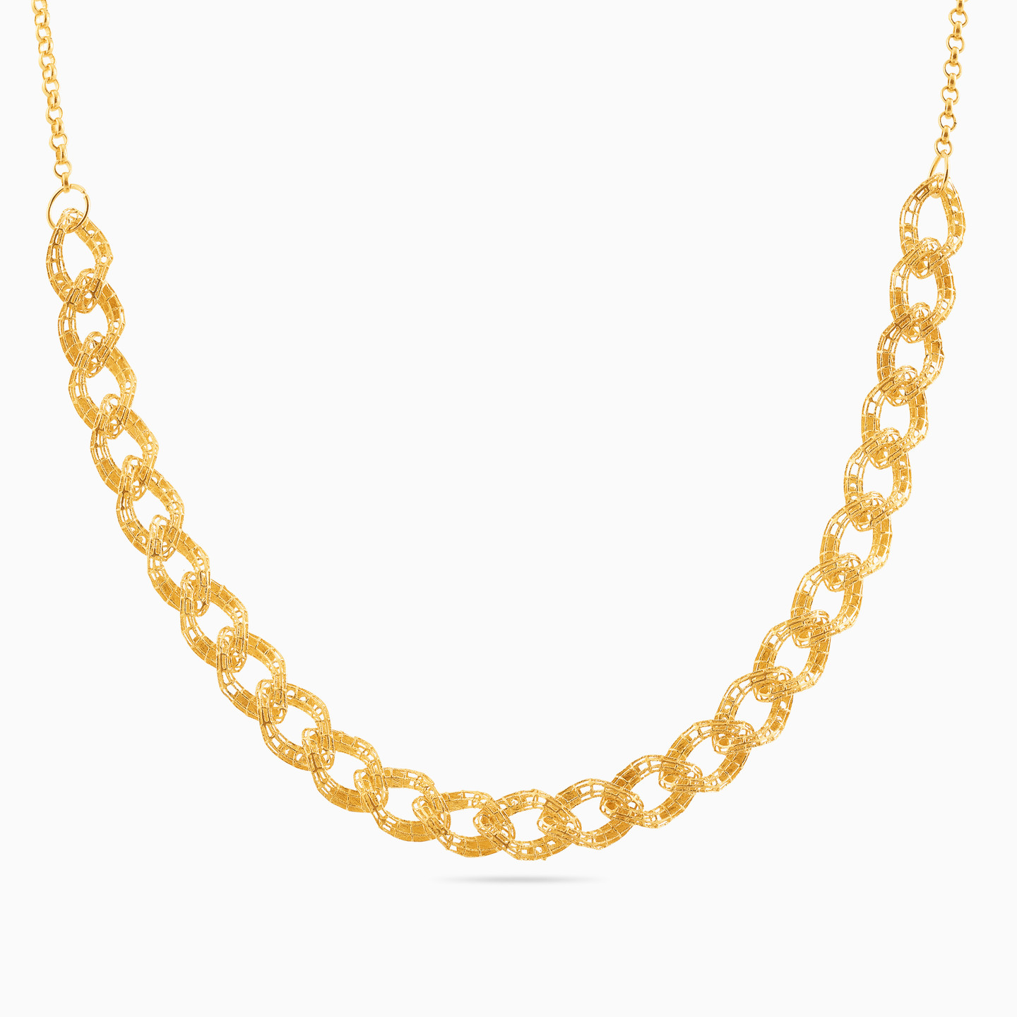 21K Gold Chain Necklace - 3